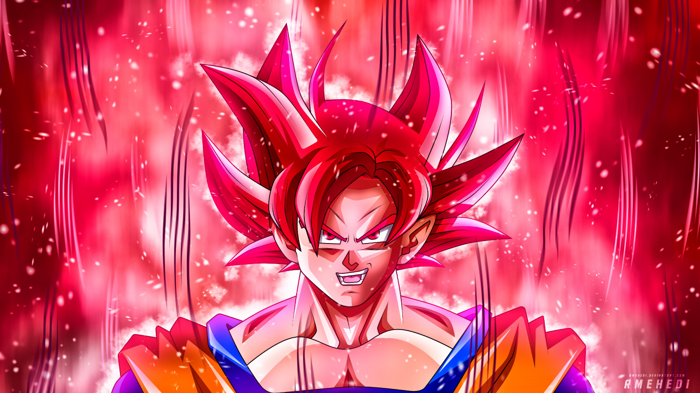 Goku, Dragon Ball z, Zamasu, Vegeta, Anime. Wallpaper in 1366x768 Resolution