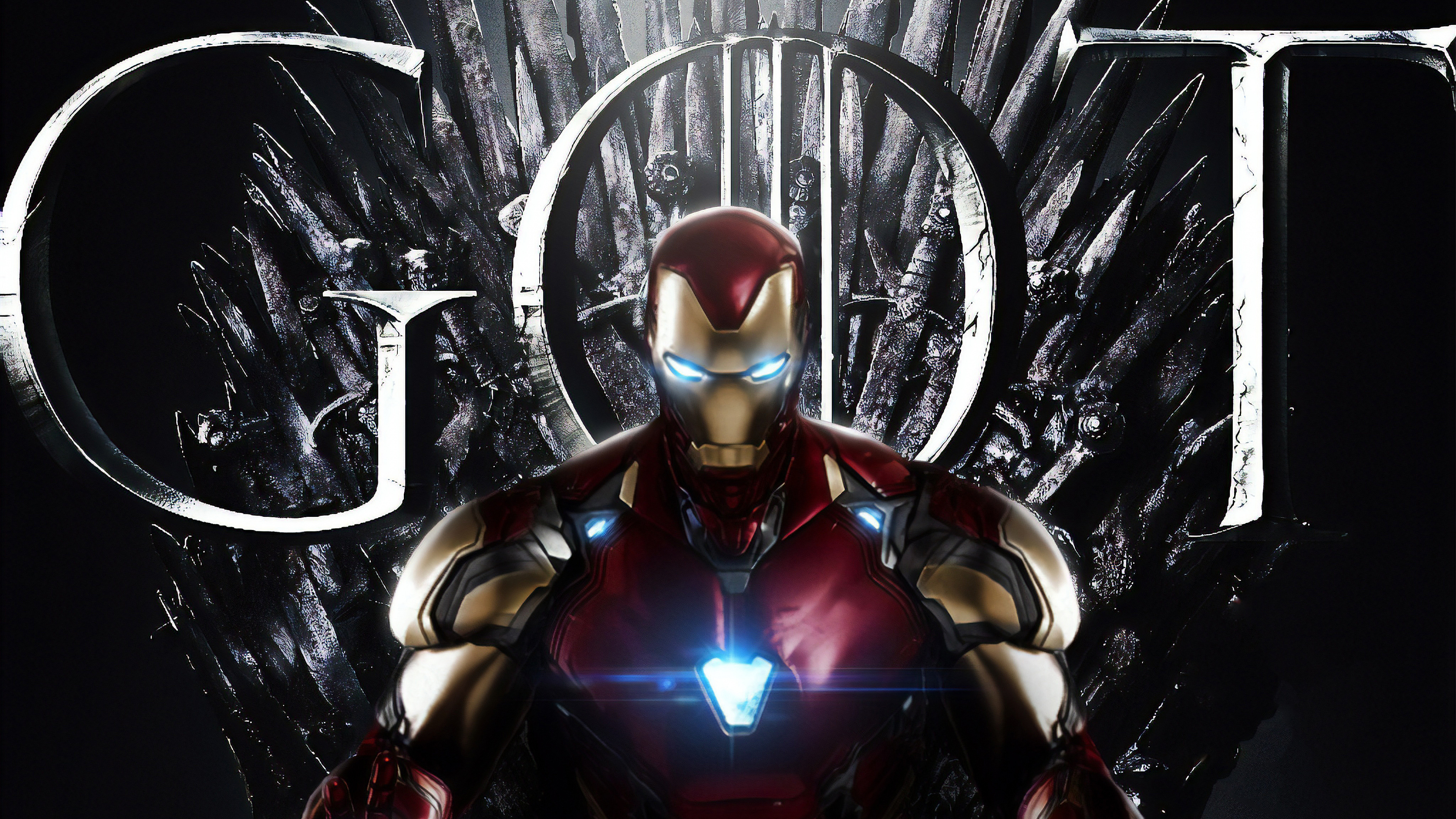 Iron Man, Superhéroe, Figura de Acción, la Ficción, Juego de Tronos - Temporada 8. Wallpaper in 3840x2160 Resolution