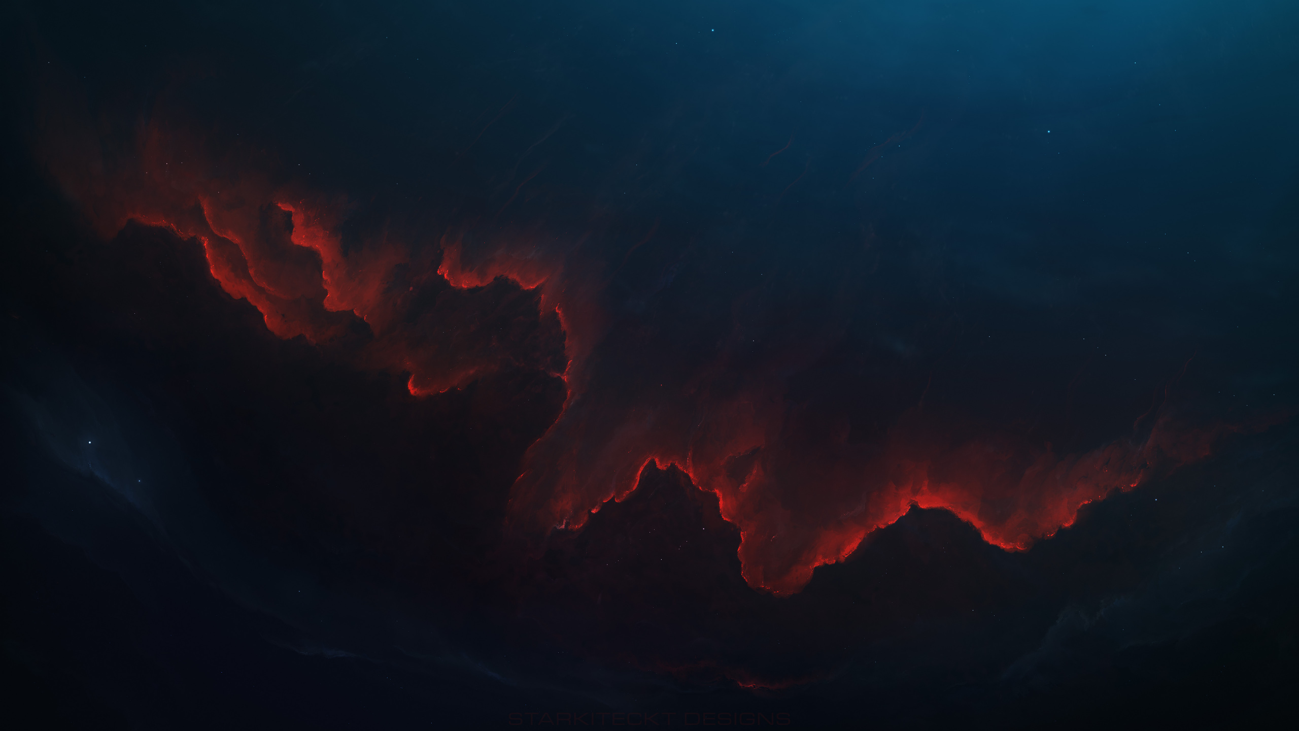 Orange and Blue Sky During Night Time. Wallpaper in 2560x1440 Resolution