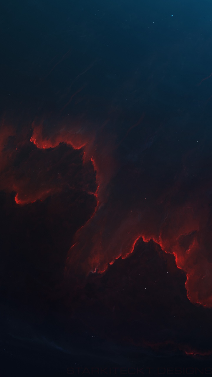 Orange and Blue Sky During Night Time. Wallpaper in 720x1280 Resolution