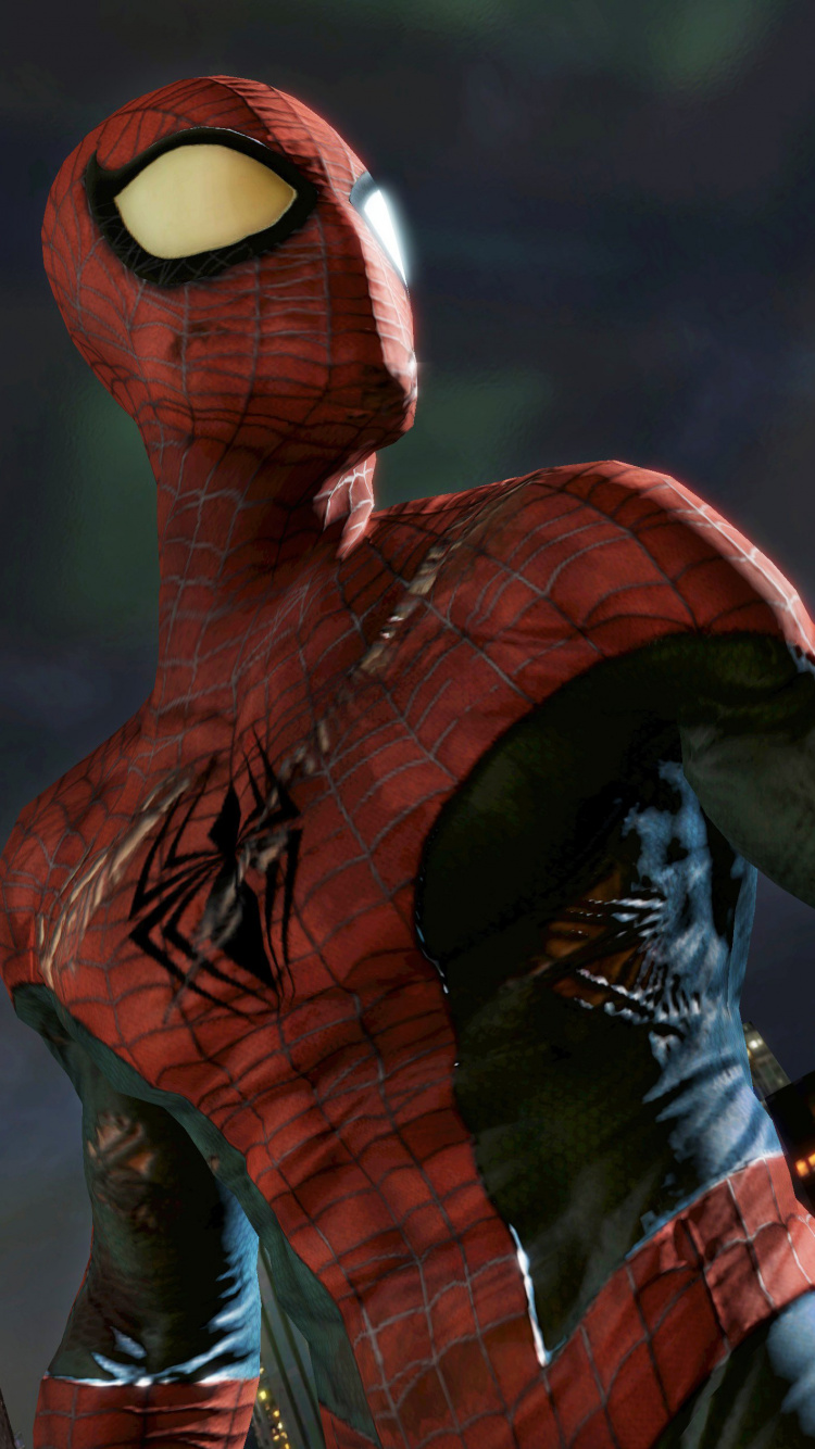 Spiderman Edge of Time, Spider-Man Edge of Time, Spider-man, Spider-Man Shattered Dimensions, Beenox. Wallpaper in 750x1334 Resolution