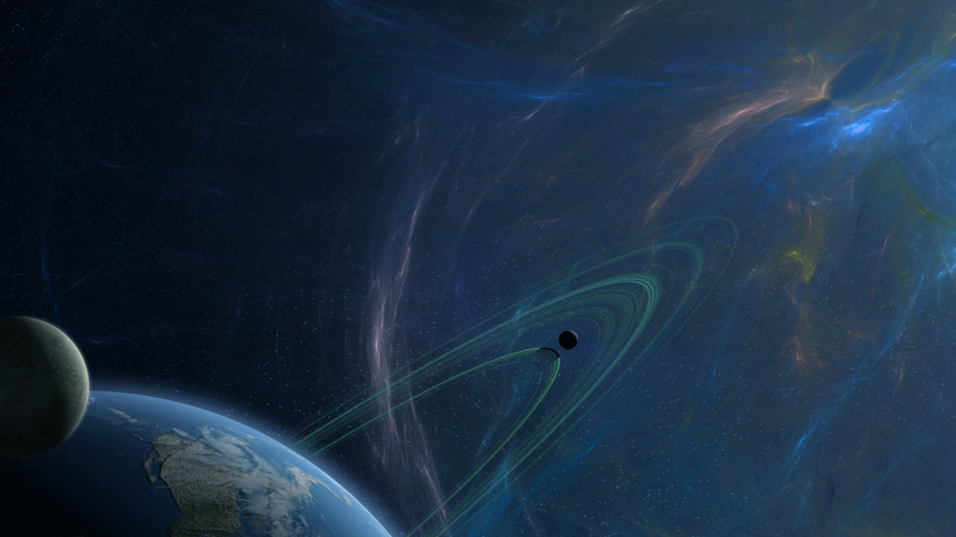 全景图, 空间, 气氛, 外层空间, 宇宙 壁纸 1366x768 允许