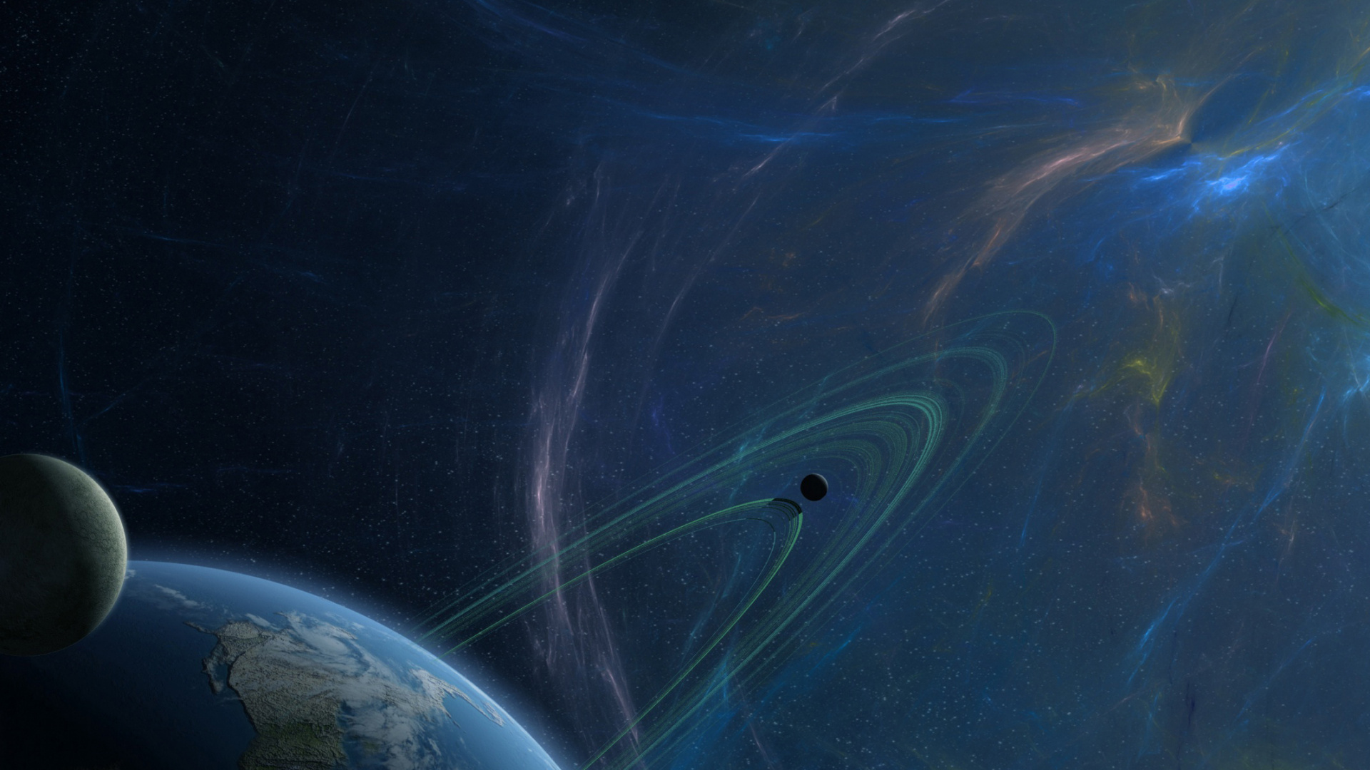 全景图, 空间, 气氛, 外层空间, 宇宙 壁纸 1920x1080 允许
