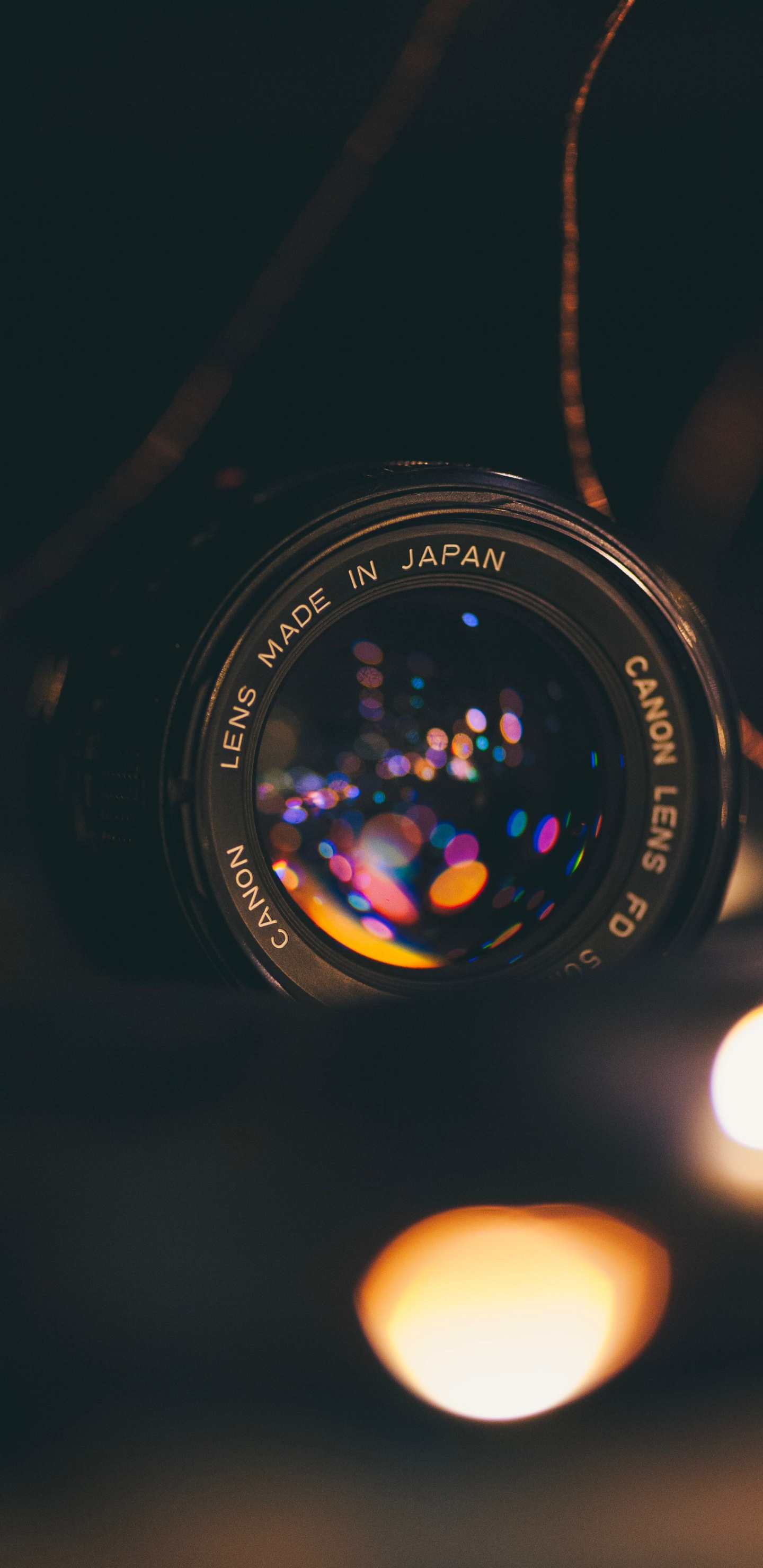 Objectif D'appareil Photo Reflex Numérique Nikon Noir. Wallpaper in 1440x2960 Resolution