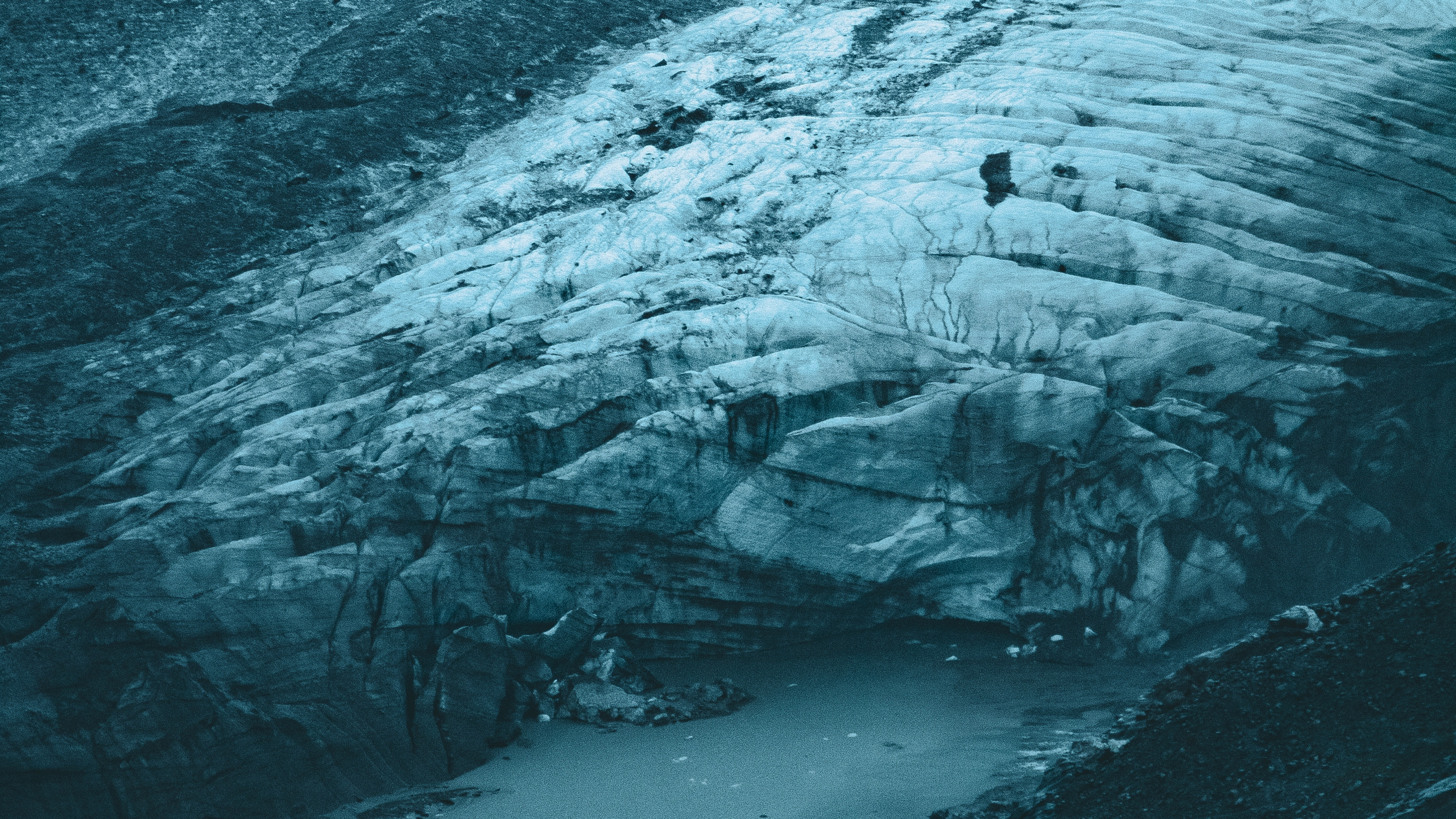 Peinture Abstraite en Noir et Blanc. Wallpaper in 2560x1440 Resolution