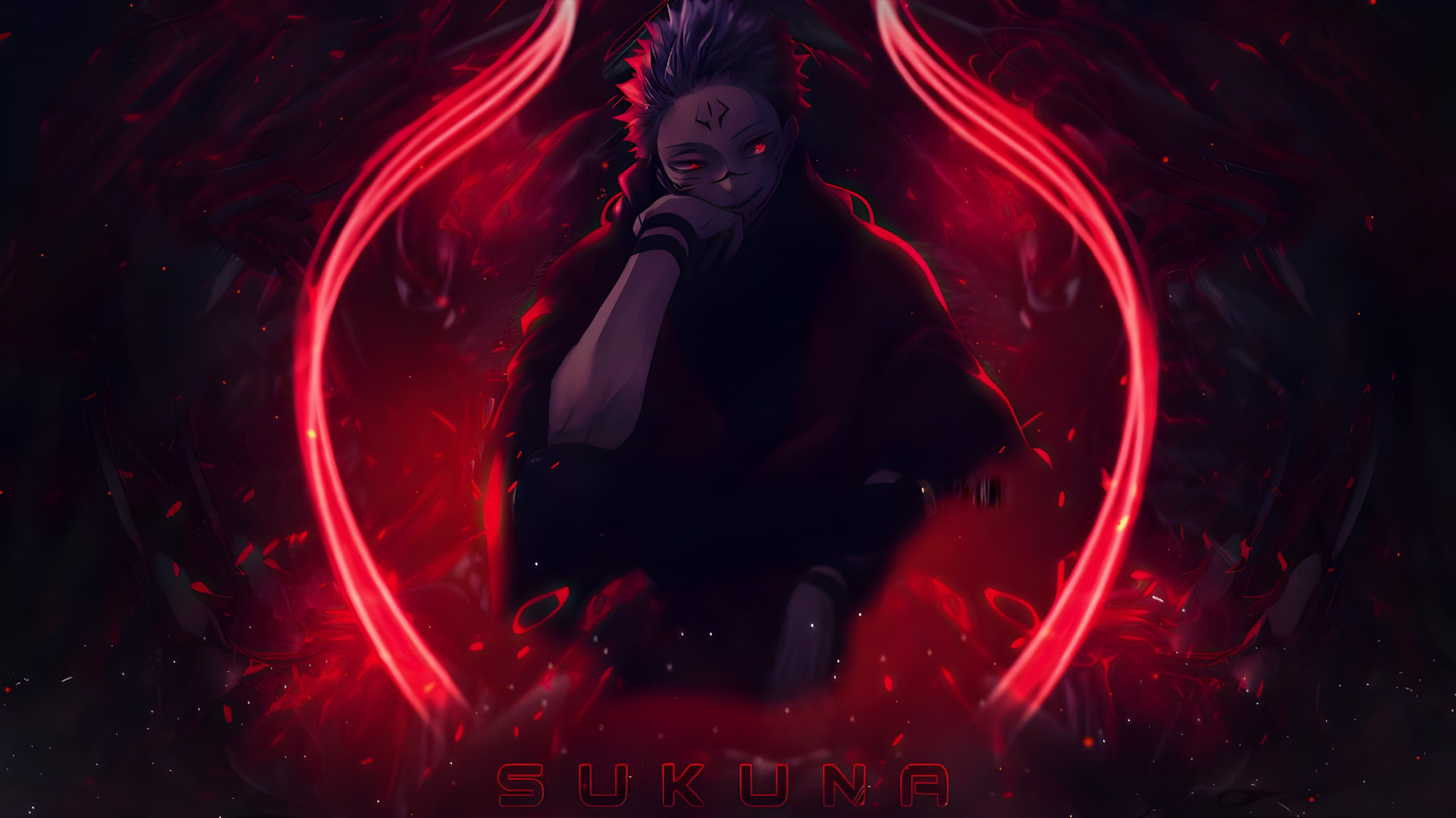 Anime, Anime Diaz, de Dibujos Animados, Ryomen Sus Pies, Yuji Itadori. Wallpaper in 1366x768 Resolution