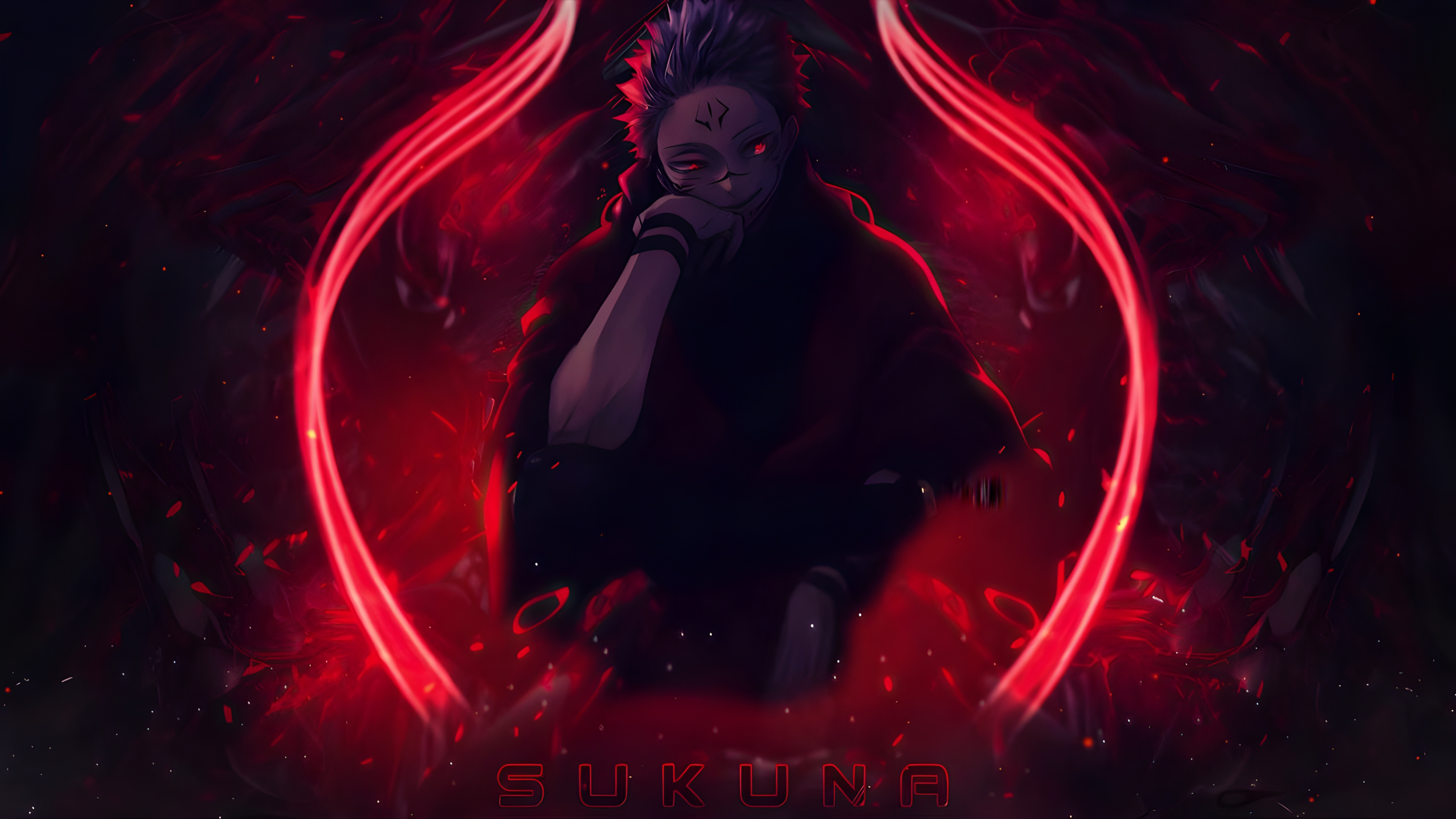 Anime, Anime Diaz, de Dibujos Animados, Ryomen Sus Pies, Yuji Itadori. Wallpaper in 3840x2160 Resolution