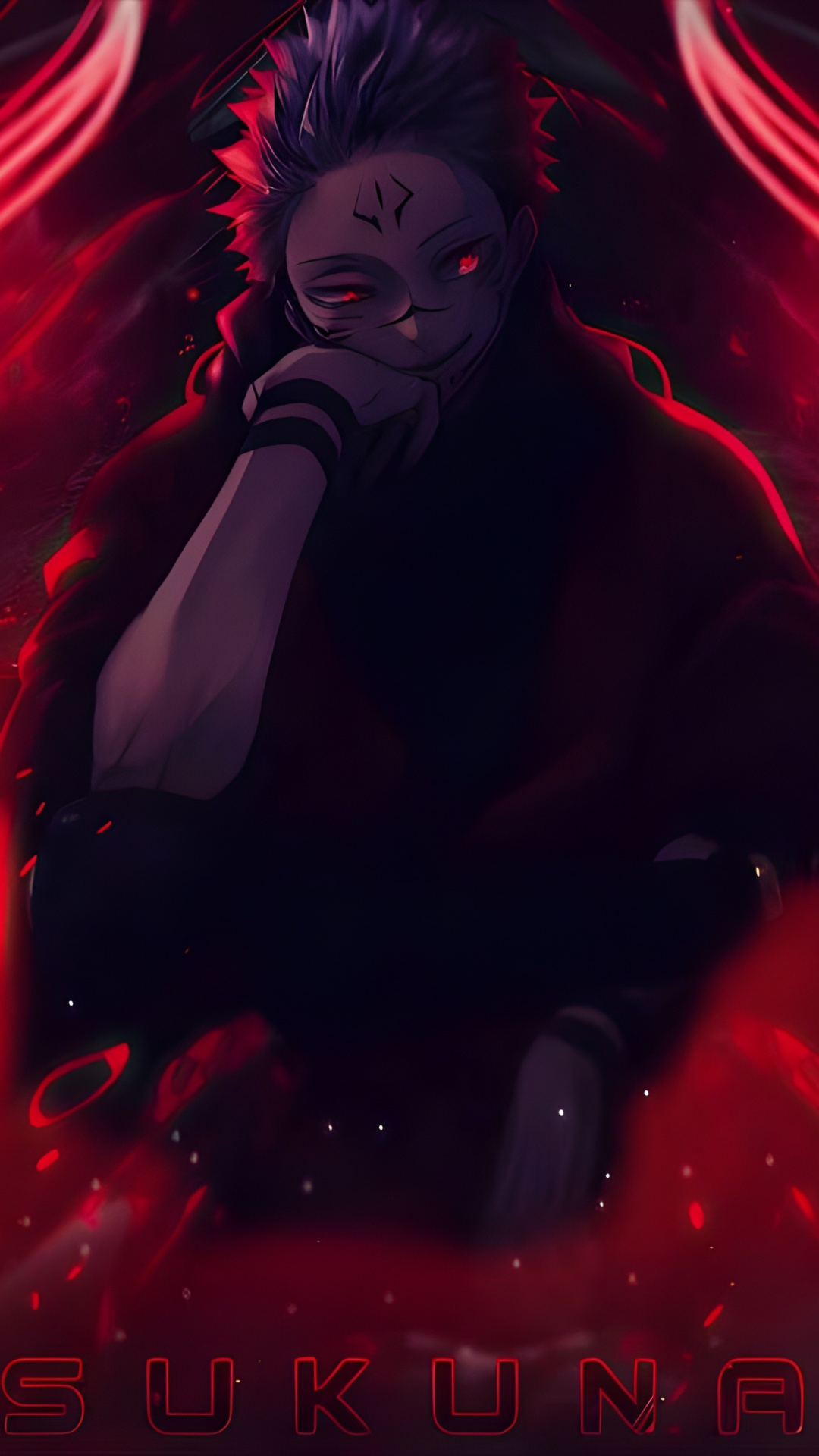 Anime, Dayz Anime, Animated Cartoon, Ryomen Sukuna, Yuji Itadori. Wallpaper in 1080x1920 Resolution