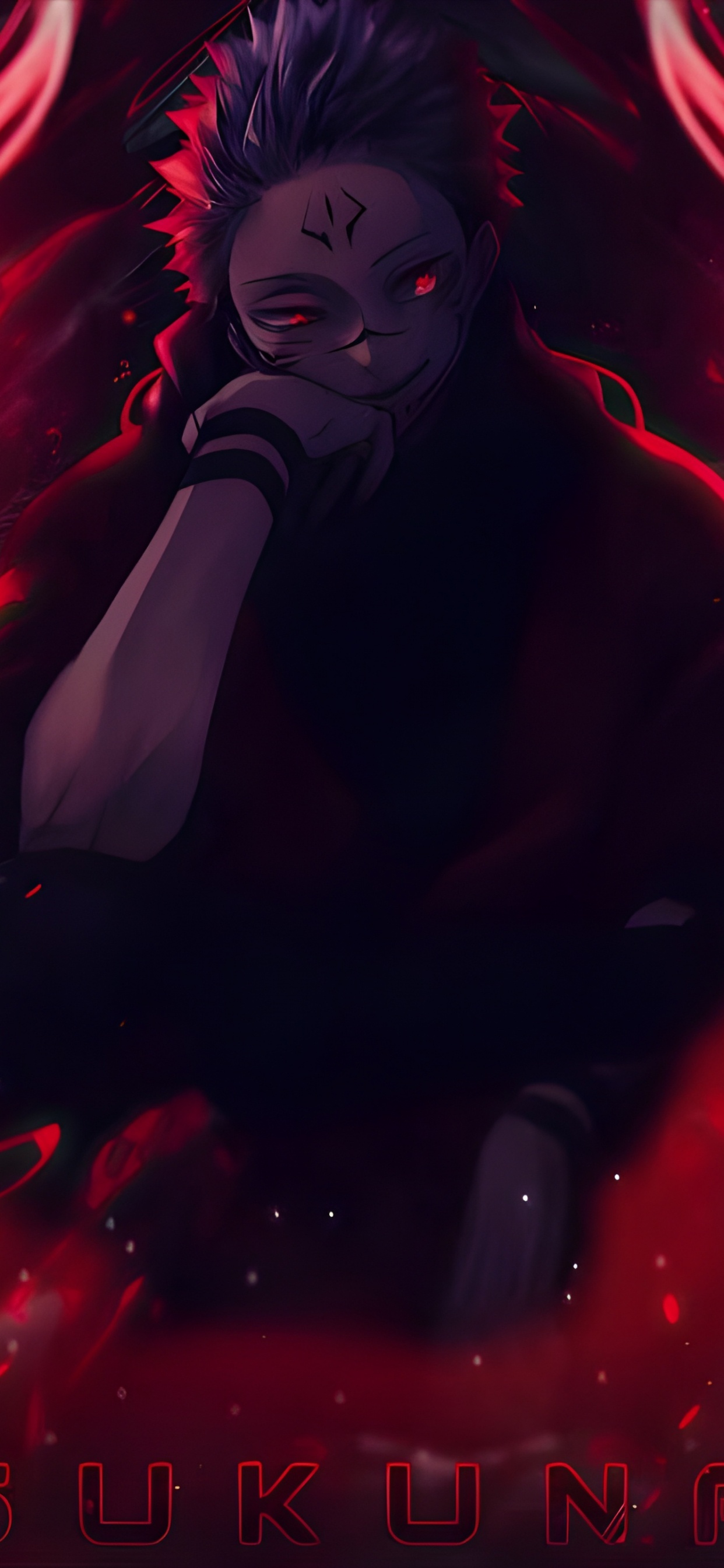 Anime, Dayz Anime, Animated Cartoon, Ryomen Sukuna, Yuji Itadori. Wallpaper in 1242x2688 Resolution