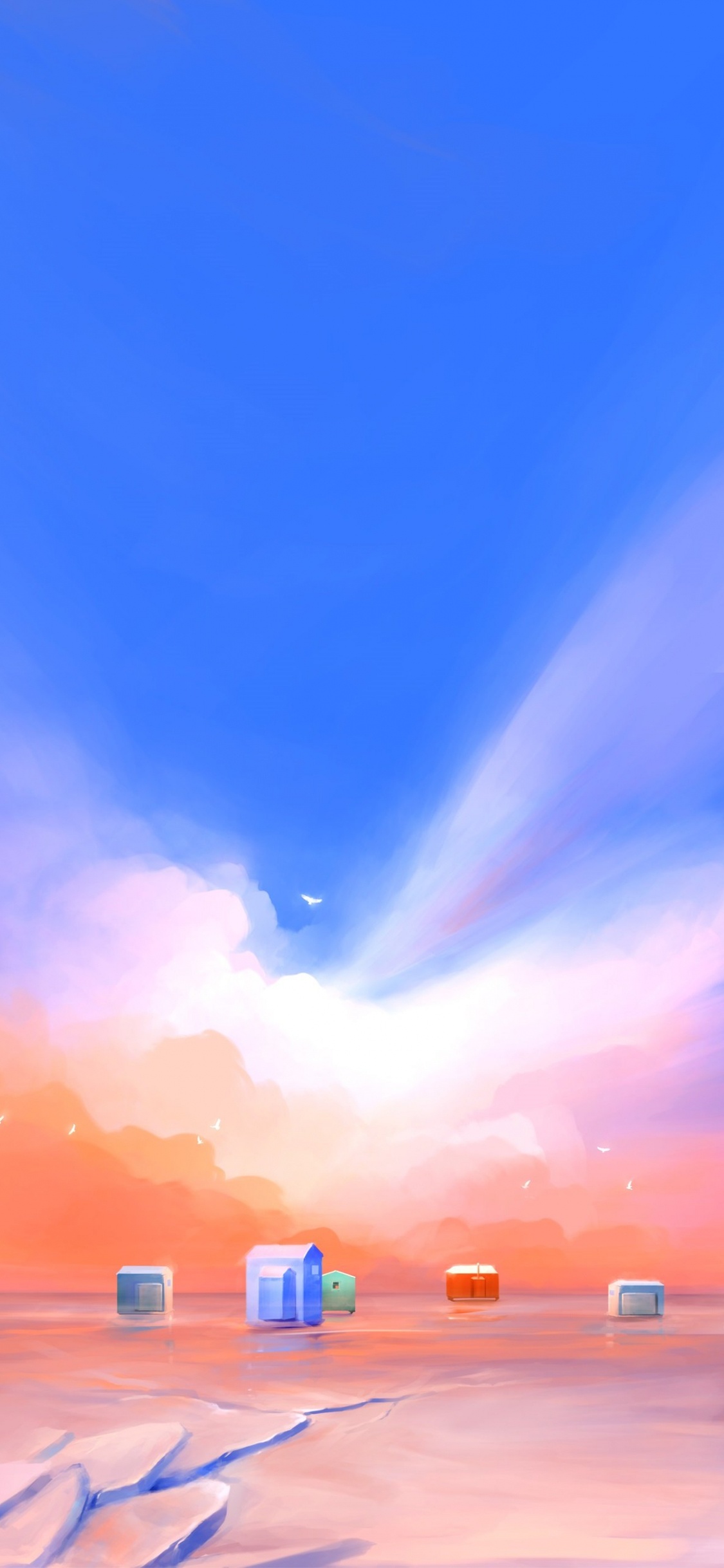 Cloud, Atmosphere, Ecoregion, Blue, Natural Environment. Wallpaper in 1125x2436 Resolution