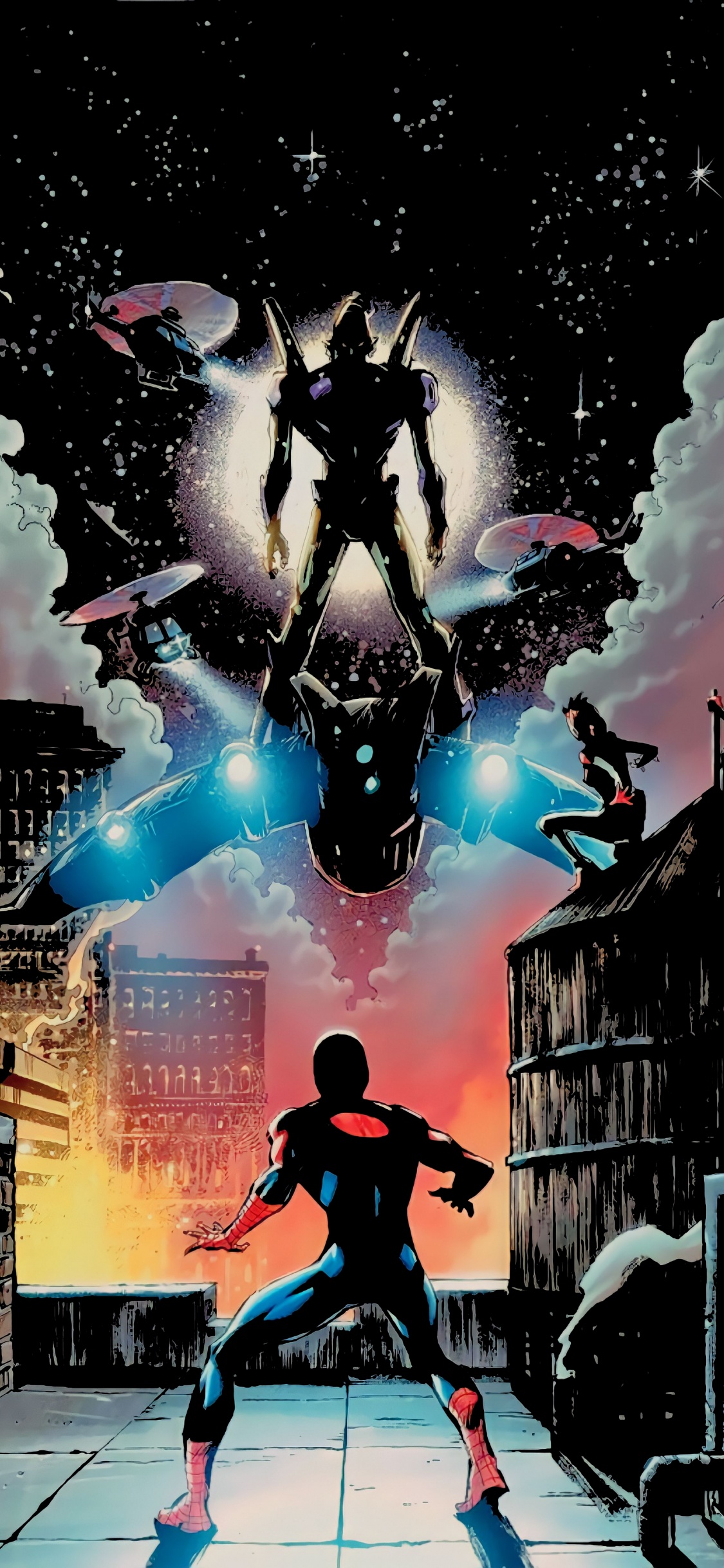 Spider-man, Choc, L'homme-araignée Supérieur, Marvel Comics, Ligue Des Geeks de la Bande Dessinée. Wallpaper in 1125x2436 Resolution