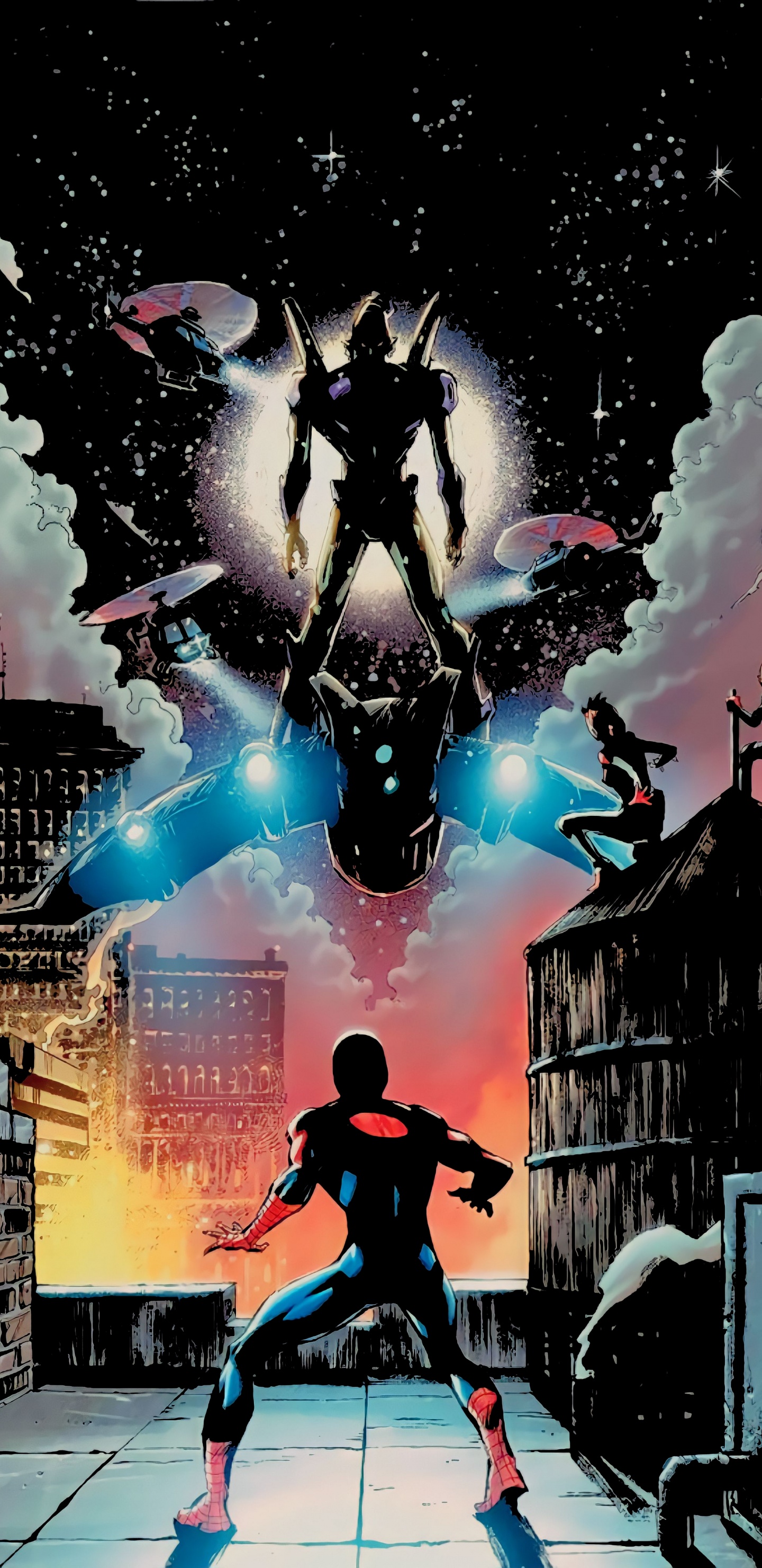 Spider-man, Shocker, The Superior Spider-man, Marvel Comics, League of Comic Geeks. Wallpaper in 1440x2960 Resolution