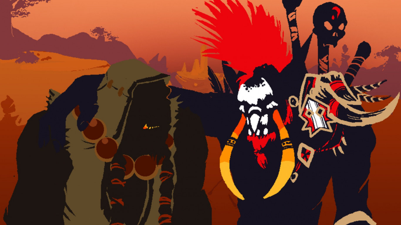 Mann in Schwarz-roter Maske Mit Rotem Und Schwarzem Drachen. Wallpaper in 1366x768 Resolution