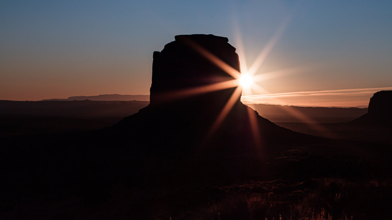 Puesta, Naturaleza, Paisaje Natural, Luz, Entorno Natural. Wallpaper in 1280x720 Resolution