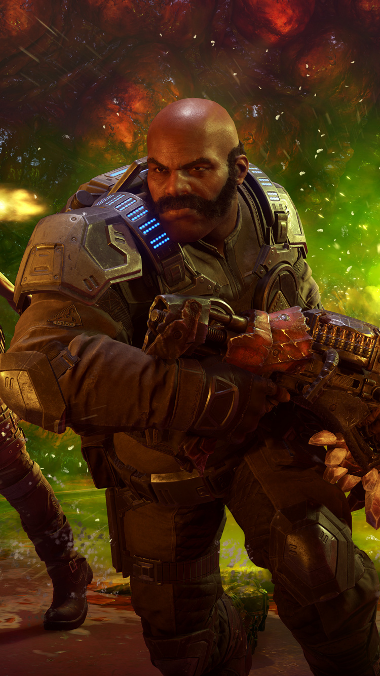Gears 5, Xbox Game Studios, Multiplayer Video Game, pc Game, Movie. Wallpaper in 750x1334 Resolution