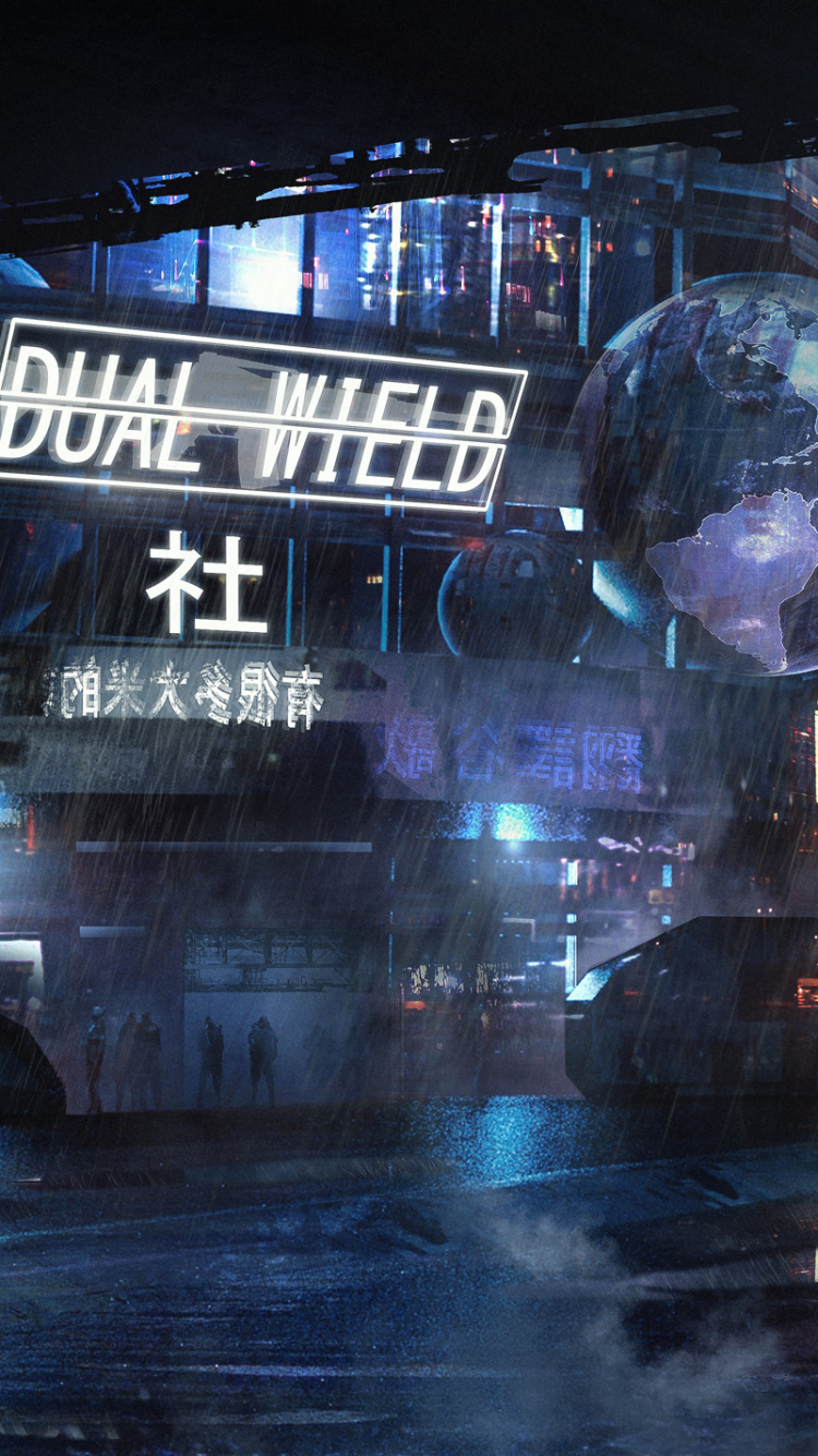 科幻小说, 数码艺术, 艺术, 大都会, 建筑 壁纸 750x1334 允许