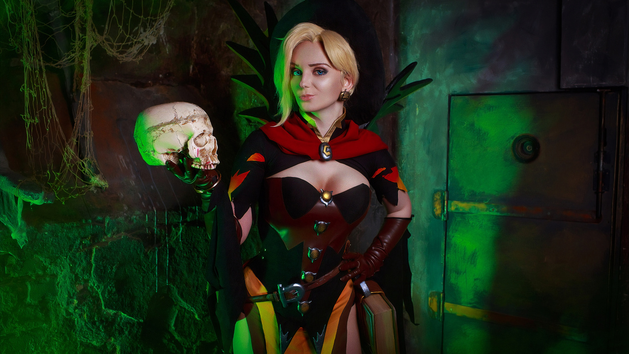 Cosplay, Supervisión, Misericordia, Verde, Supervillano. Wallpaper in 1280x720 Resolution