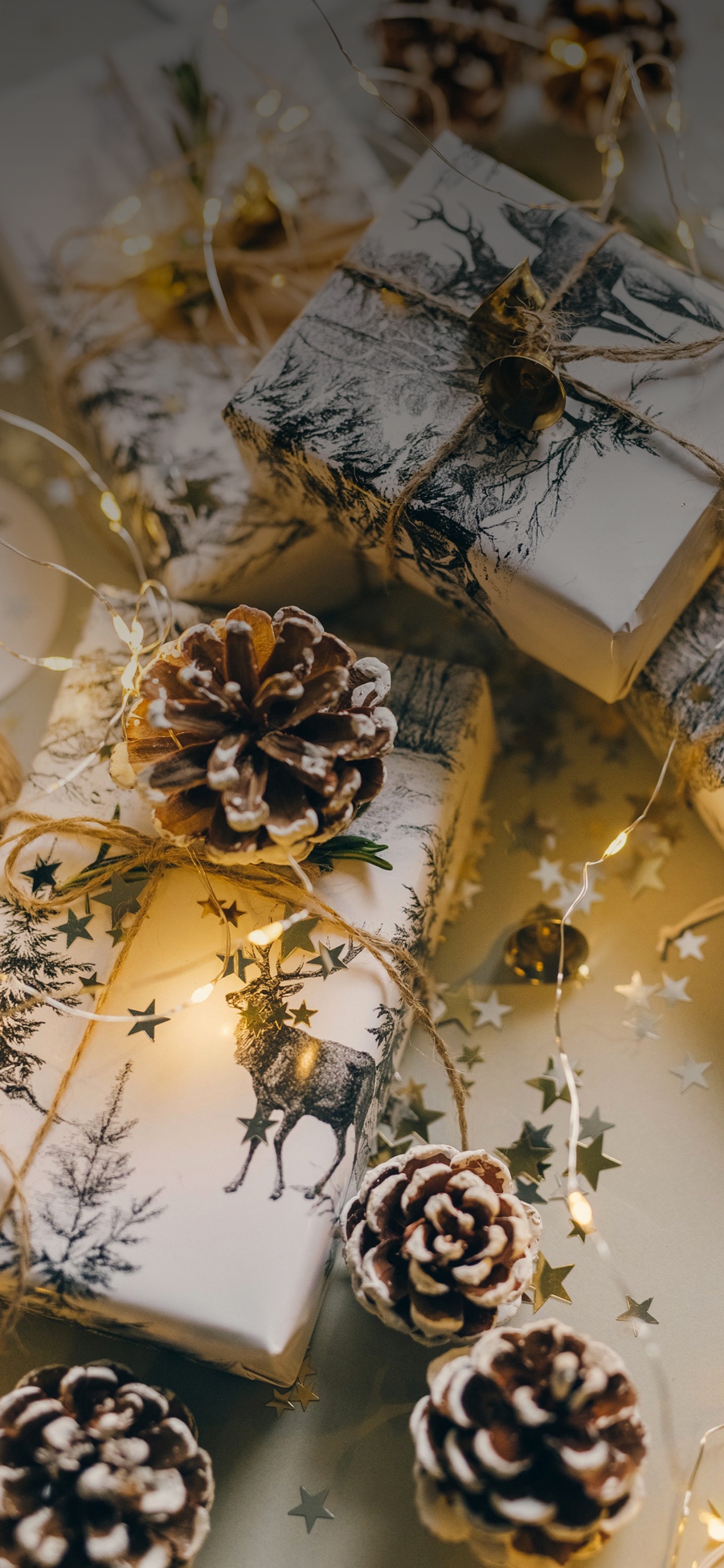 Cadeau de Noël, Cadeau, Emballage Cadeau, Idées de Cadeaux de Noël, Carte de Voeux. Wallpaper in 1242x2688 Resolution