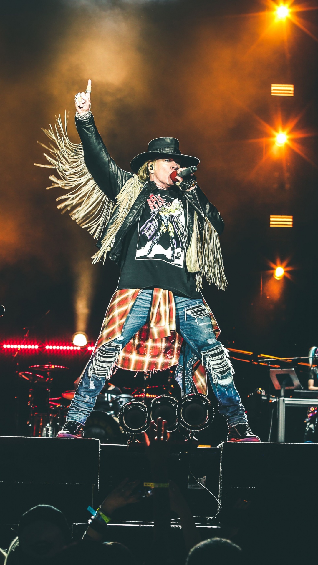 Nicht in Diesem Leben-Tour, Guns N Roses, Konzert, Leistung, Unterhaltung. Wallpaper in 1080x1920 Resolution