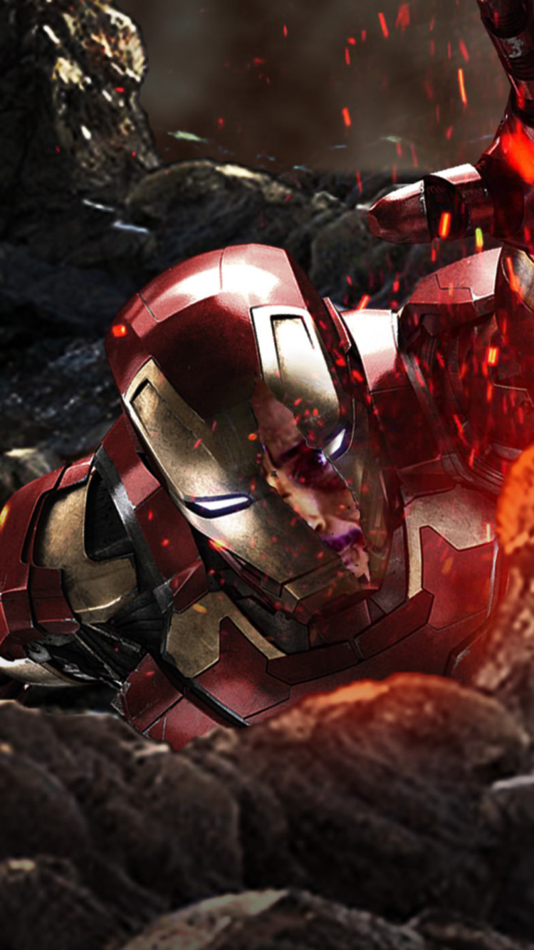 Adorno de Calavera Iluminada en Rojo y Negro. Wallpaper in 750x1334 Resolution