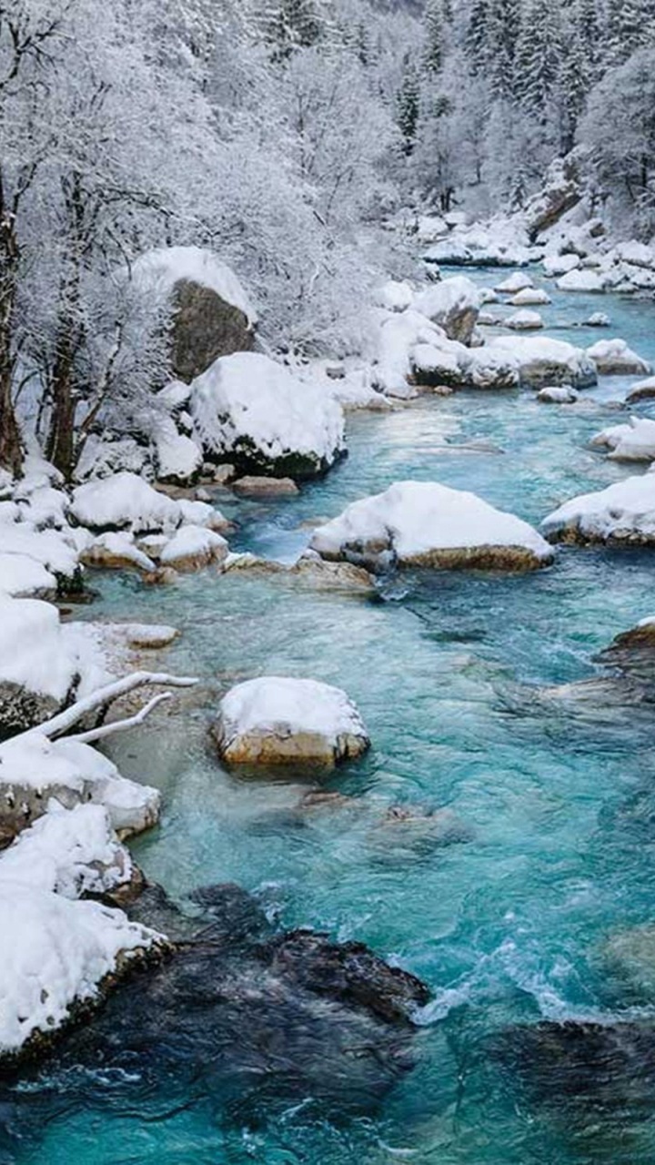 Gray Rock Formation on Body of Water. Wallpaper in 720x1280 Resolution