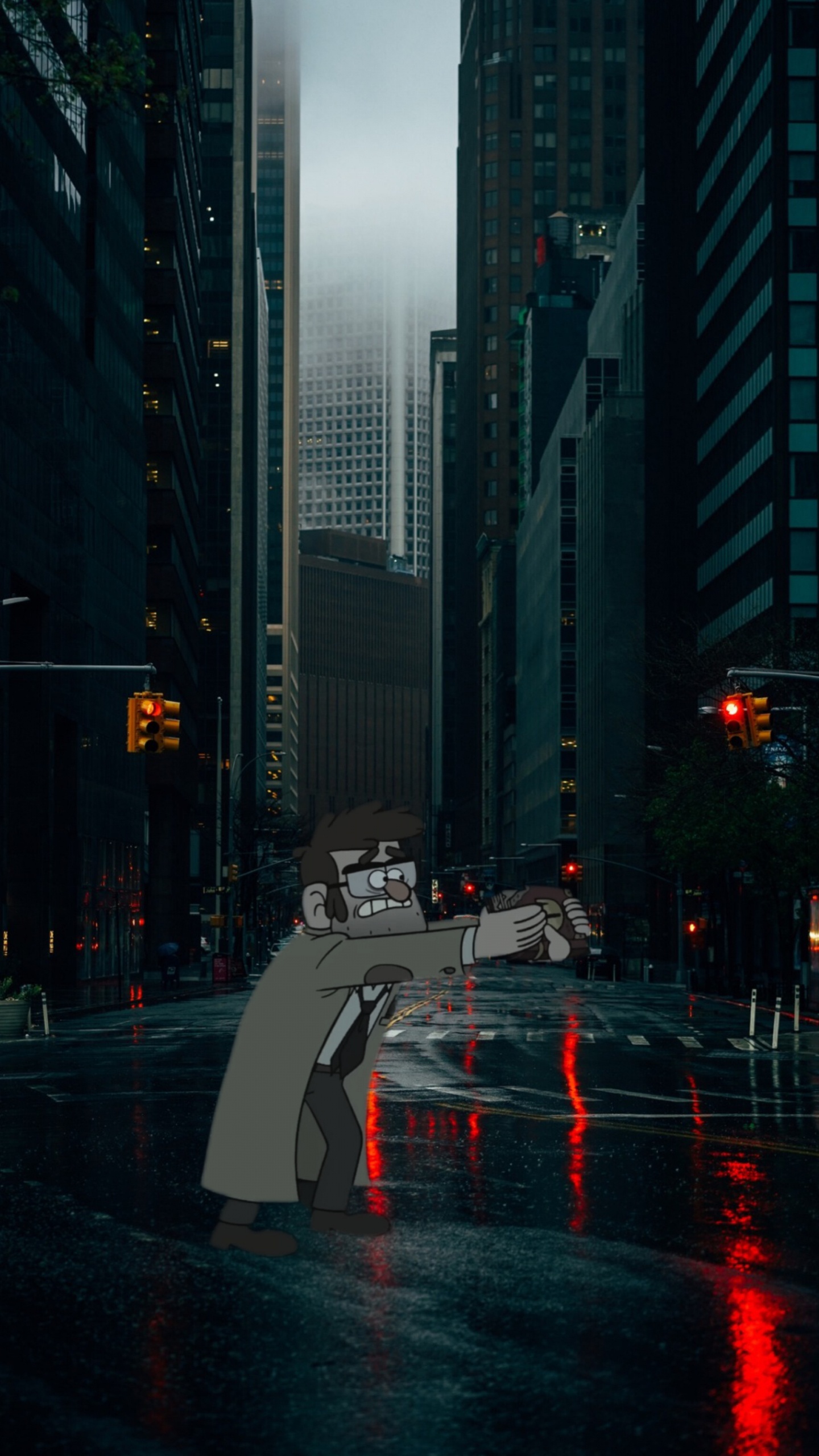 Skyscraper, Cityscape, Building, Road Surface, Tower Block. Wallpaper in 1440x2560 Resolution