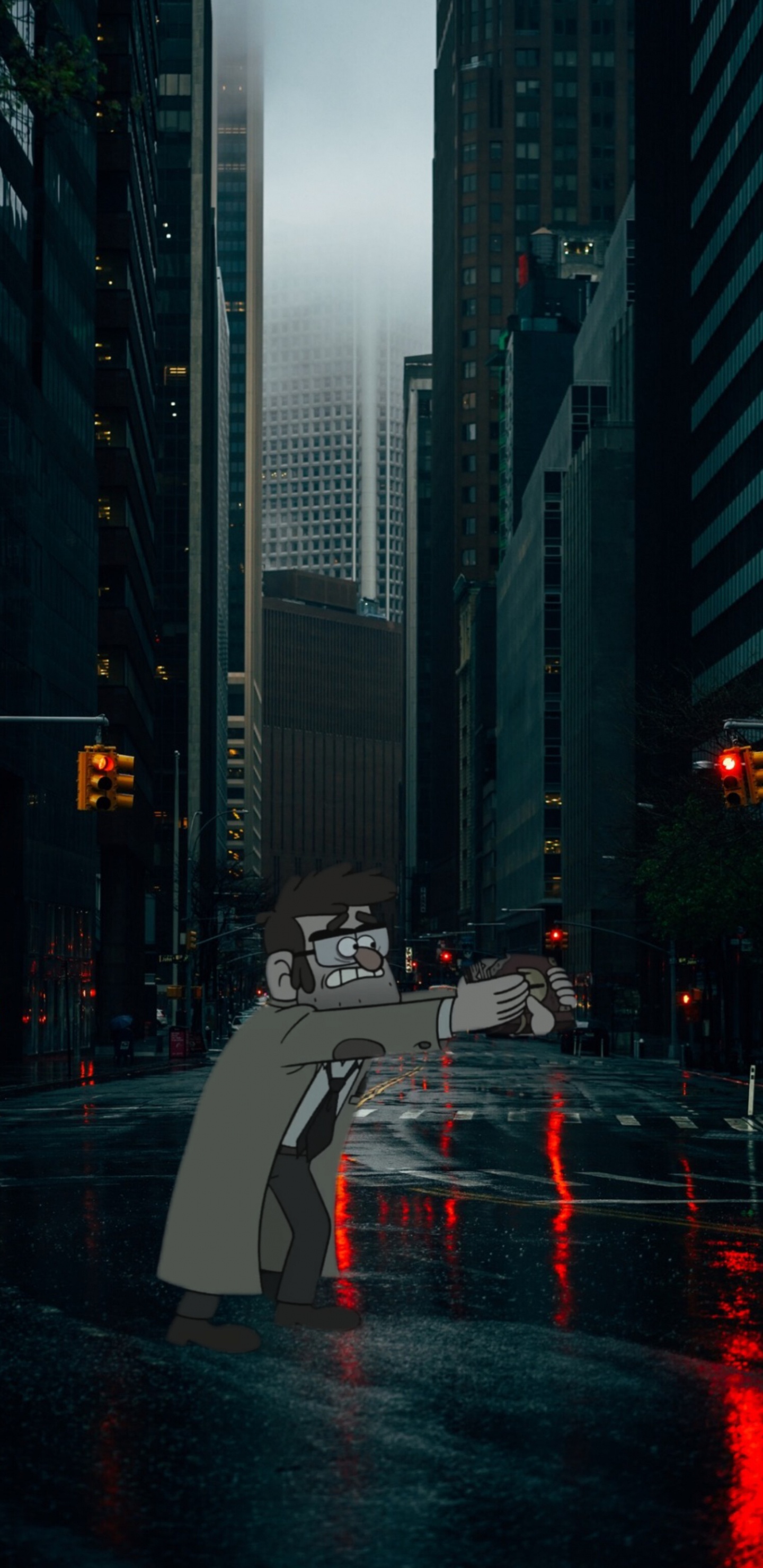 Skyscraper, Cityscape, Building, Road Surface, Tower Block. Wallpaper in 1440x2960 Resolution