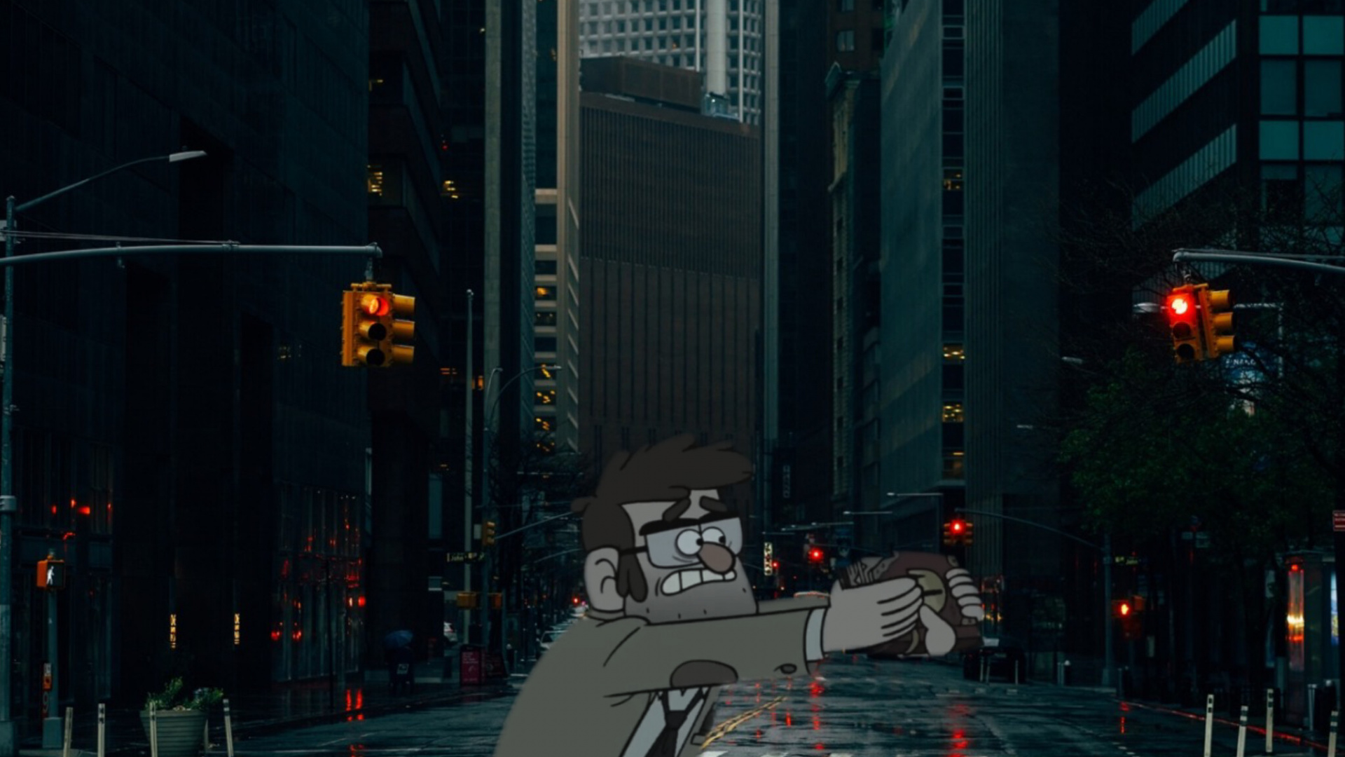 Wolkenkratzer, Stadtlandschaften, Gebäude, Fahrbahn, Tower Block. Wallpaper in 1920x1080 Resolution