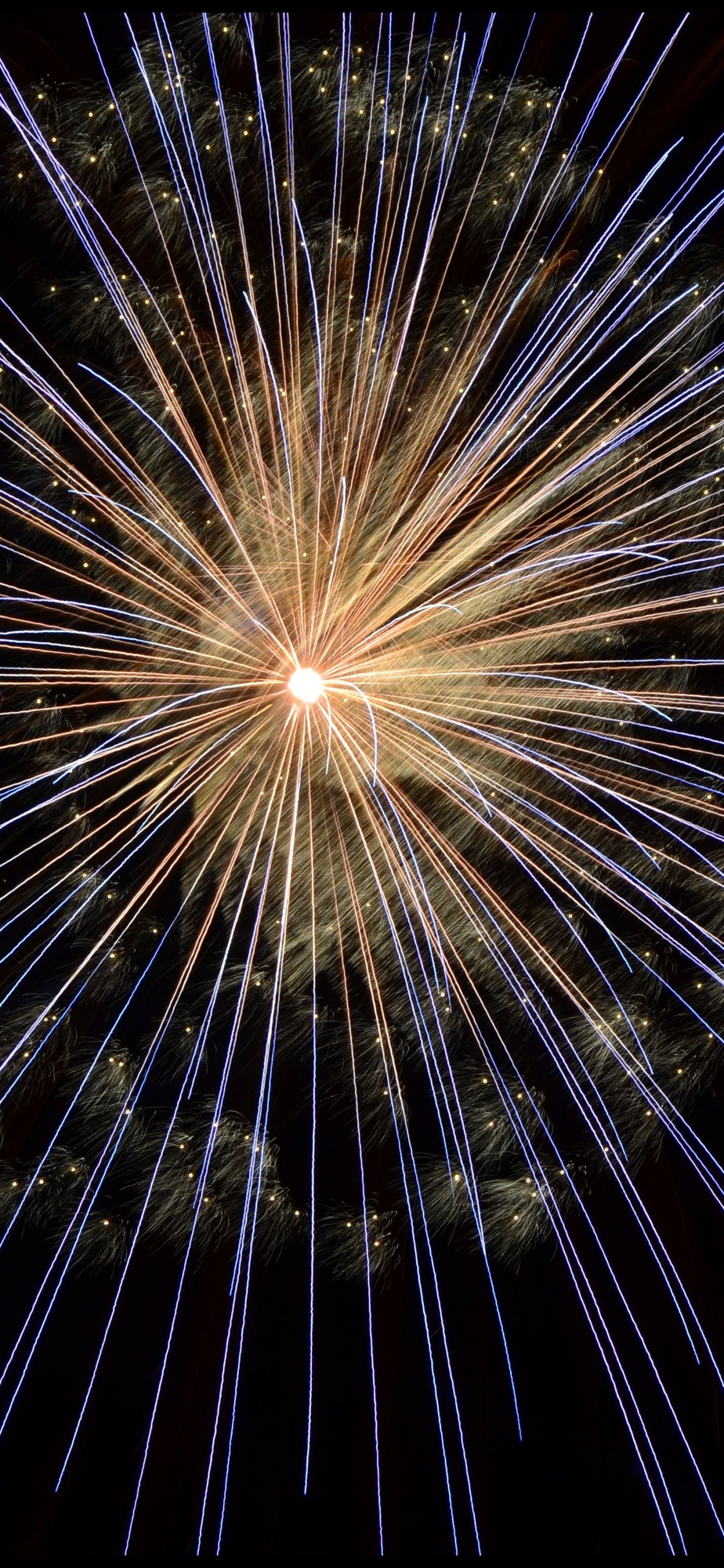 Artifice, le Jour de L'an, Obscurité, Minuit, Diwali. Wallpaper in 1242x2688 Resolution