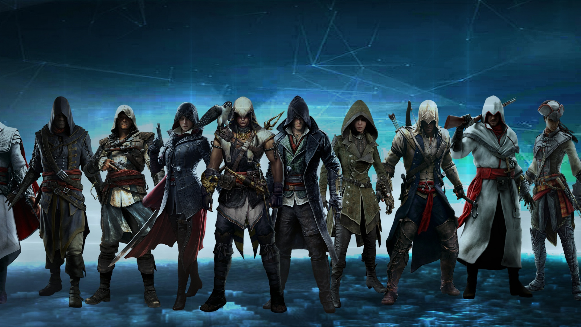 Darkness, Assassins Creed Origins, Fan Art, Art, Armour. Wallpaper in 1920x1080 Resolution