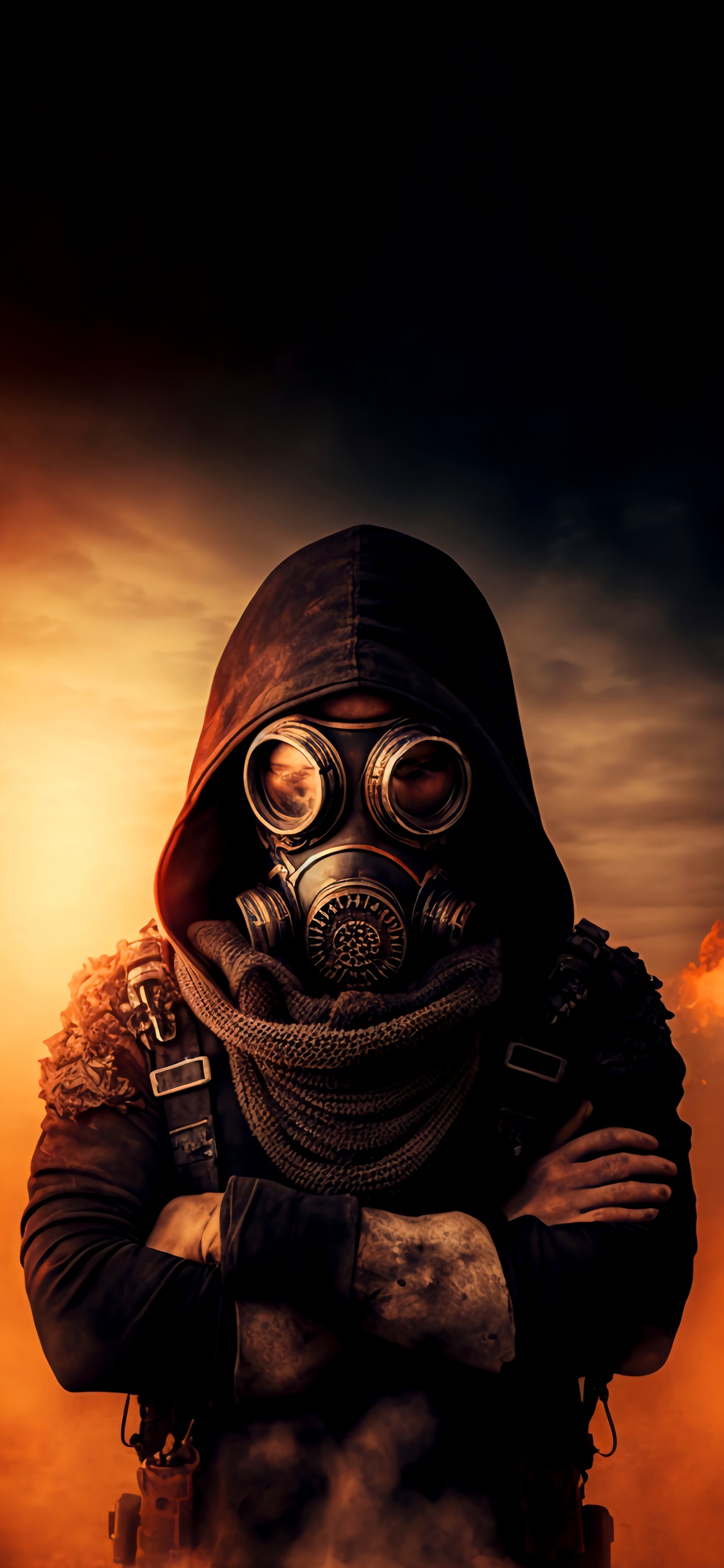 Nationalmuseum Für Naturwissenschaften, Cloud, Ärmel, Brillen, Gasmaske. Wallpaper in 1125x2436 Resolution