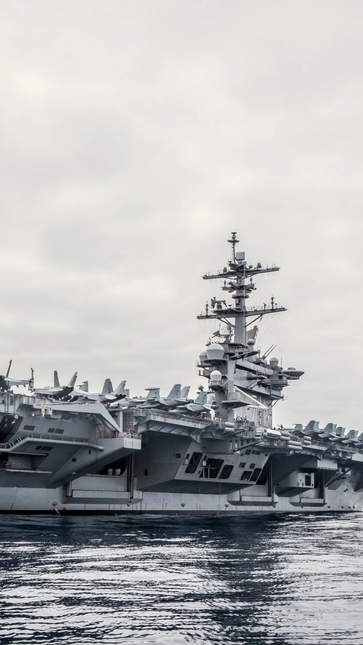 Porte-avions, USS Theodore Roosevelt CVN-71, Marine Des États-unis, L'USS Ronald Reagan, Navire de Guerre. Wallpaper in 720x1280 Resolution