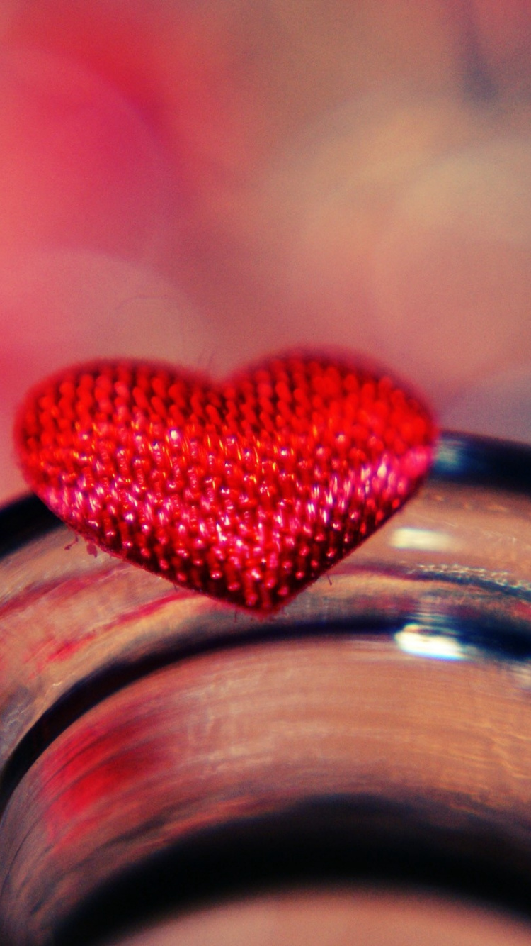 Coraz, Rojo, Amor, de Cerca, Romanticismo. Wallpaper in 750x1334 Resolution