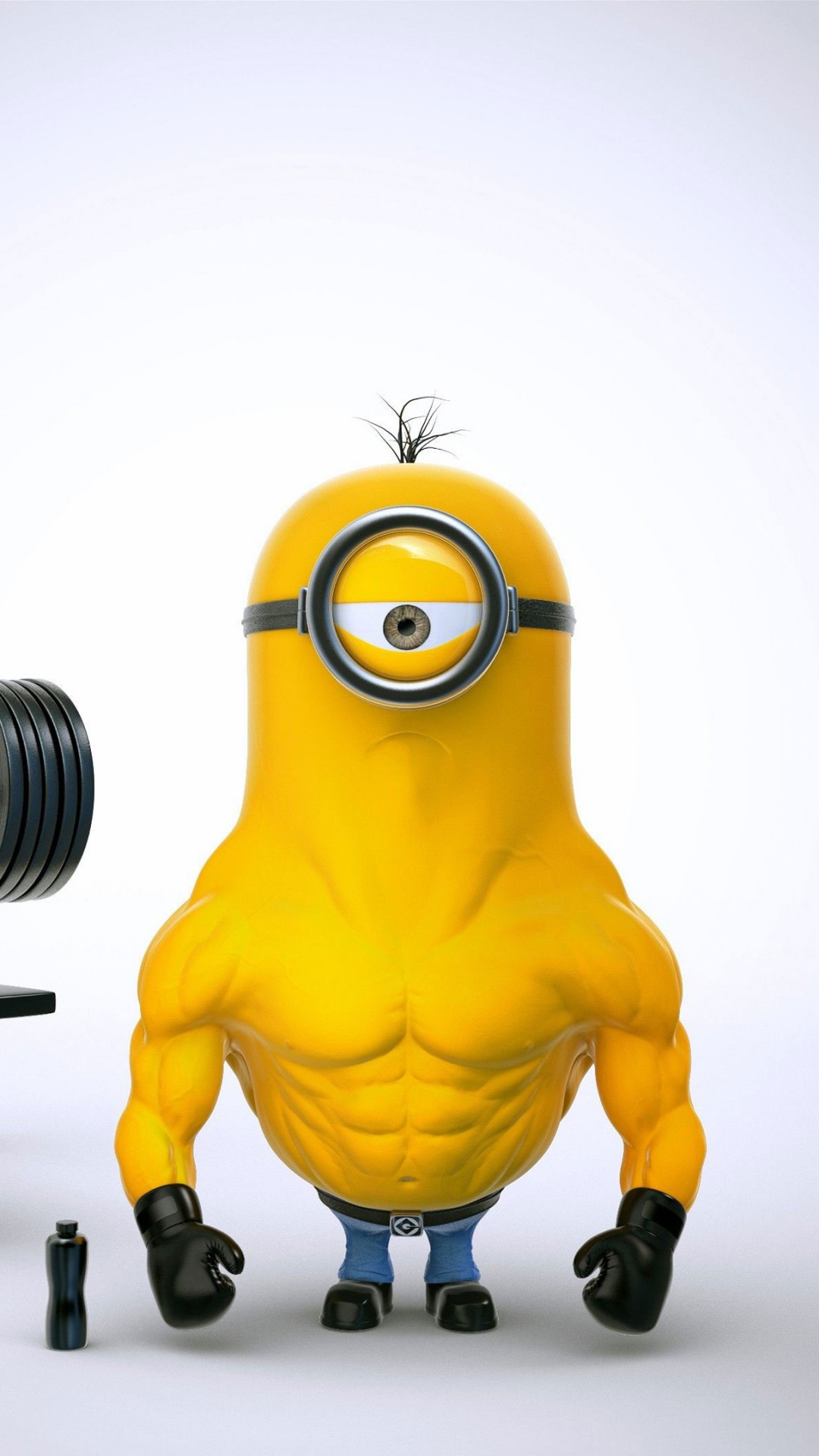 Gelbes Und Schwarzes Minion-Plüschtier. Wallpaper in 1080x1920 Resolution