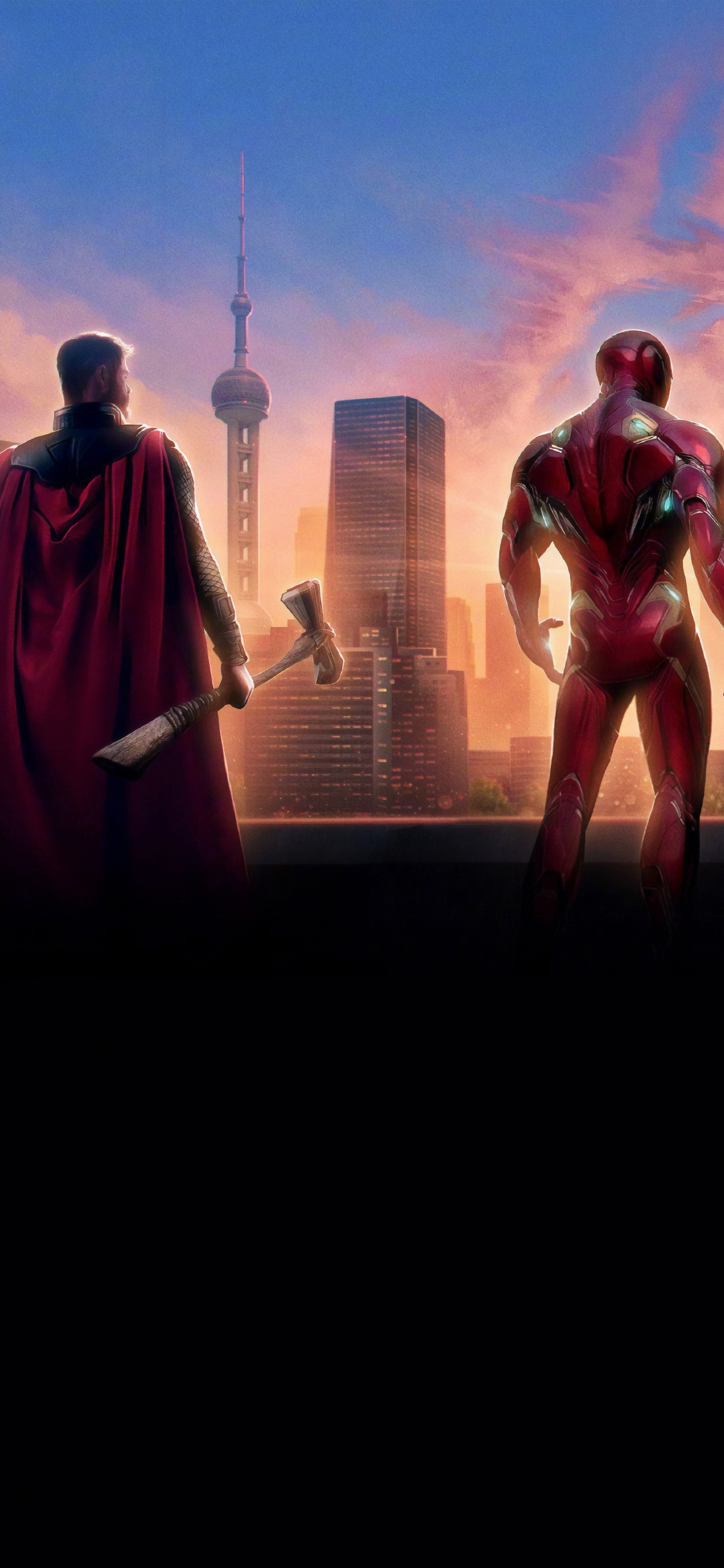 3 Hommes et 2 Femmes Debout Sur Scène. Wallpaper in 1125x2436 Resolution