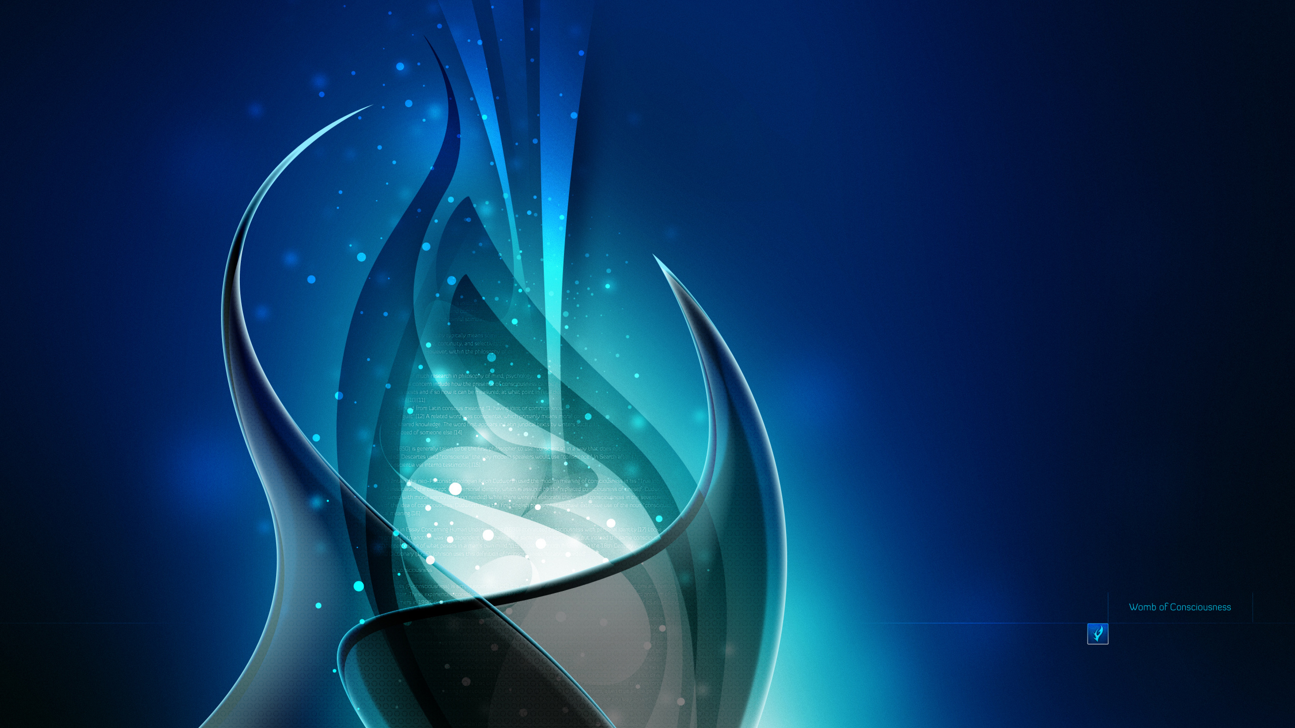 Blaues Und Rosa Licht Digitales Hintergrundbild. Wallpaper in 2560x1440 Resolution