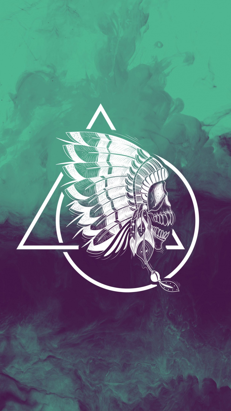 Imagine Dragons, Azure, Manche, Aqua, Art. Wallpaper in 750x1334 Resolution