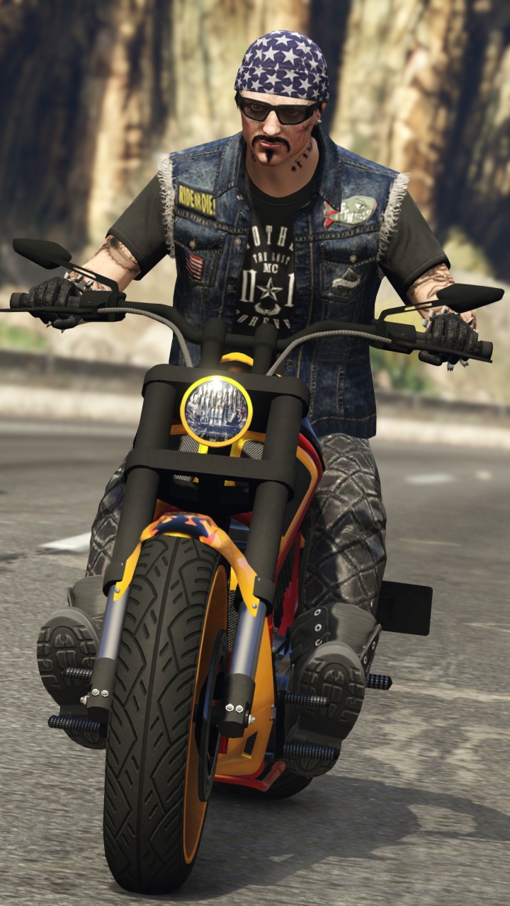 Grand Theft Auto v, Grand Theft Auto Online, Rockstar Games, Motorcycle, Motorcycling. Wallpaper in 720x1280 Resolution
