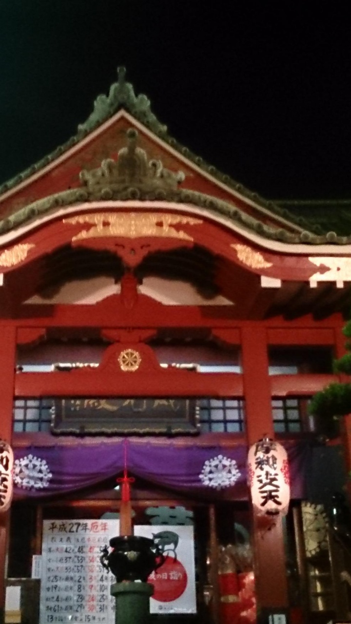 Brown and Red Temple During Night Time. Wallpaper in 720x1280 Resolution