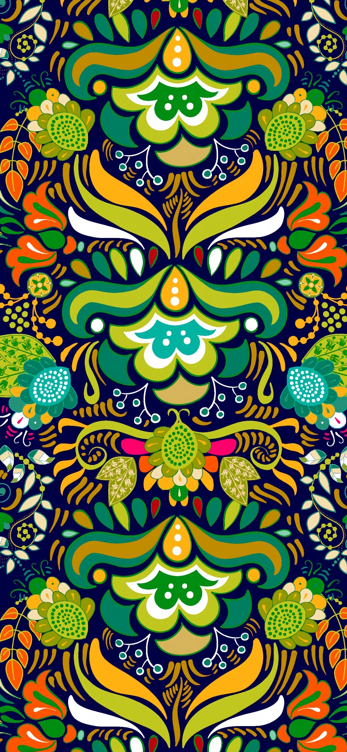 Patrón, Arte Psicodélico, Simetría, Artes Visuales, Diseño. Wallpaper in 1125x2436 Resolution