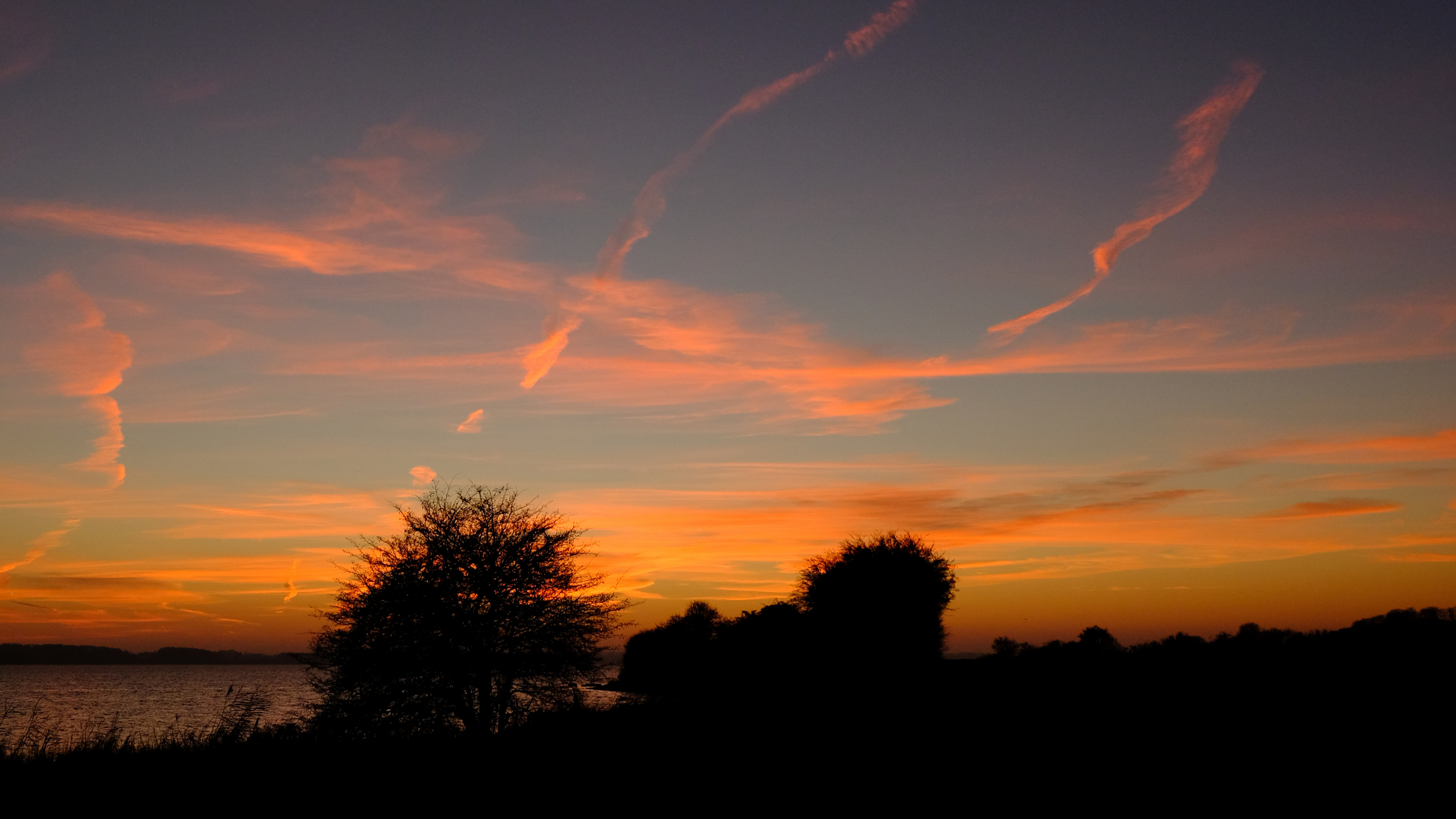 Sonnenuntergang, Morgendämmerung, Abend, Afterglow, Cloud. Wallpaper in 3840x2160 Resolution