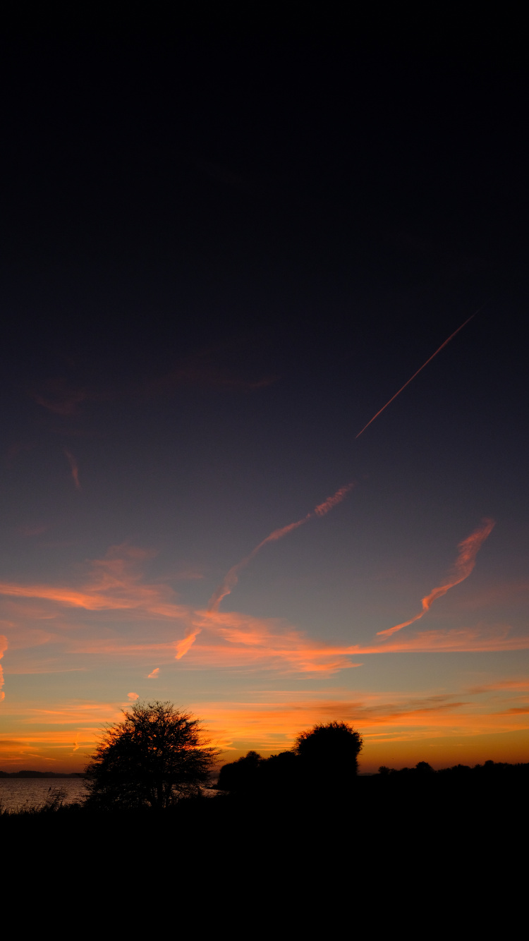 Sonnenuntergang, Morgendämmerung, Abend, Afterglow, Cloud. Wallpaper in 750x1334 Resolution