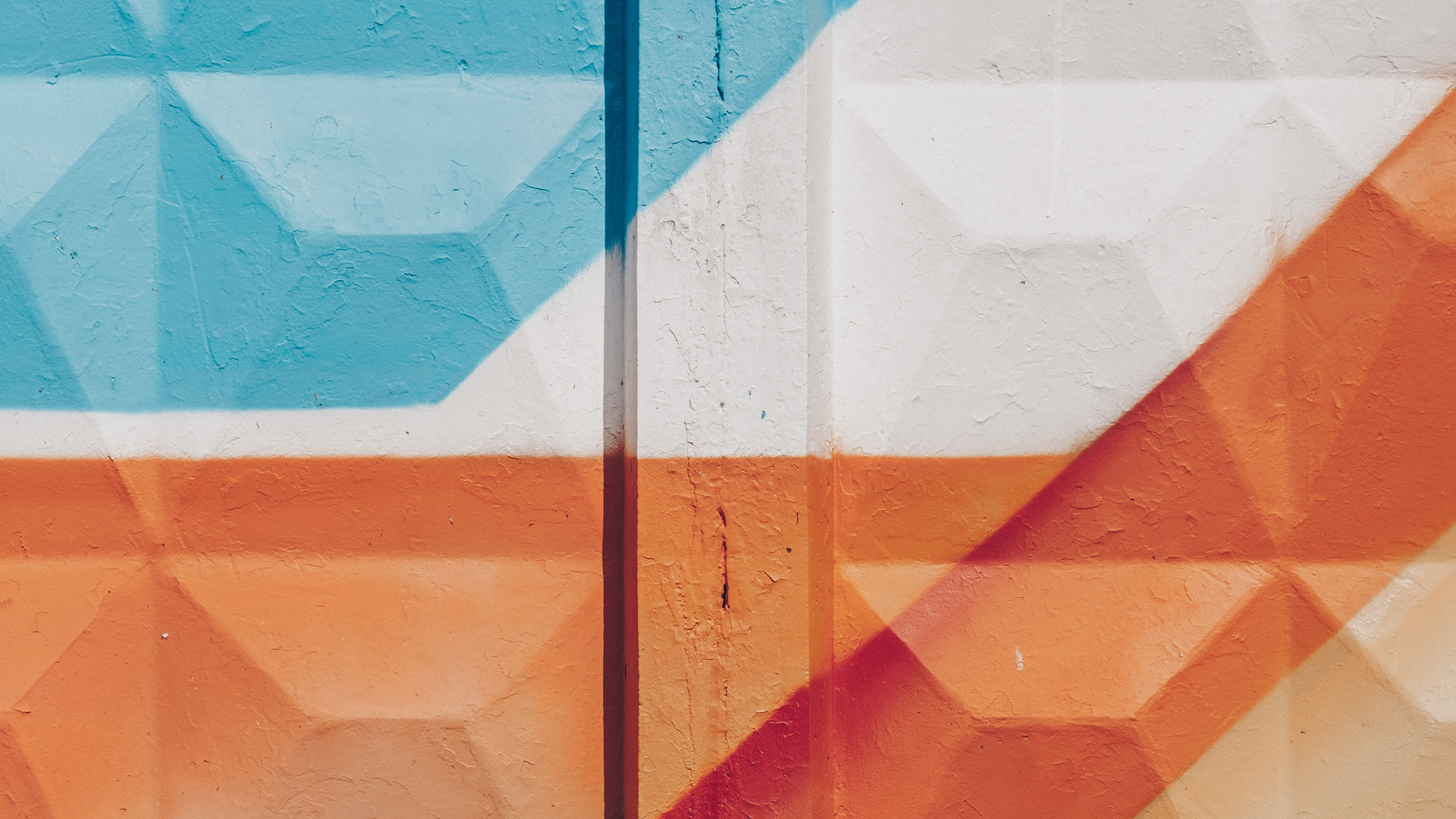 Mur Rouge Blanc et Bleu. Wallpaper in 3840x2160 Resolution