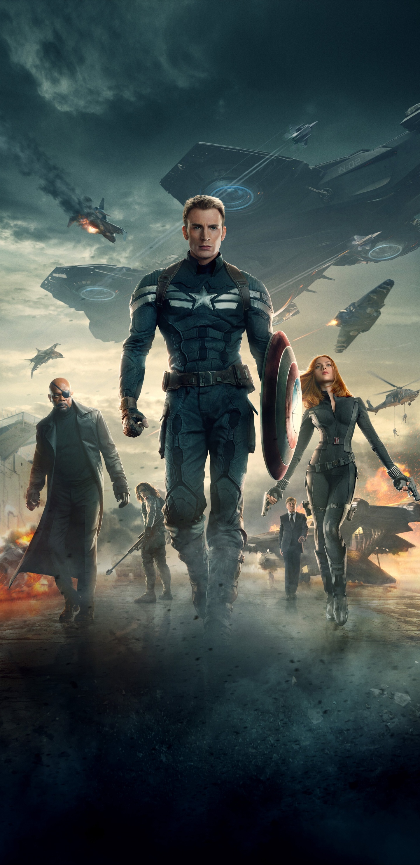 Captain America Winter Soldier, Captain America, Marvel, Marvel Studios, Superhelden. Wallpaper in 1440x2960 Resolution