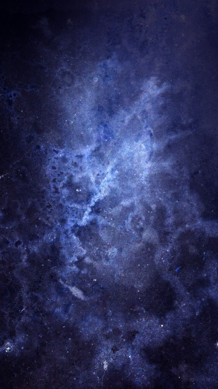 Nuit Étoilée Bleue et Blanche. Wallpaper in 750x1334 Resolution