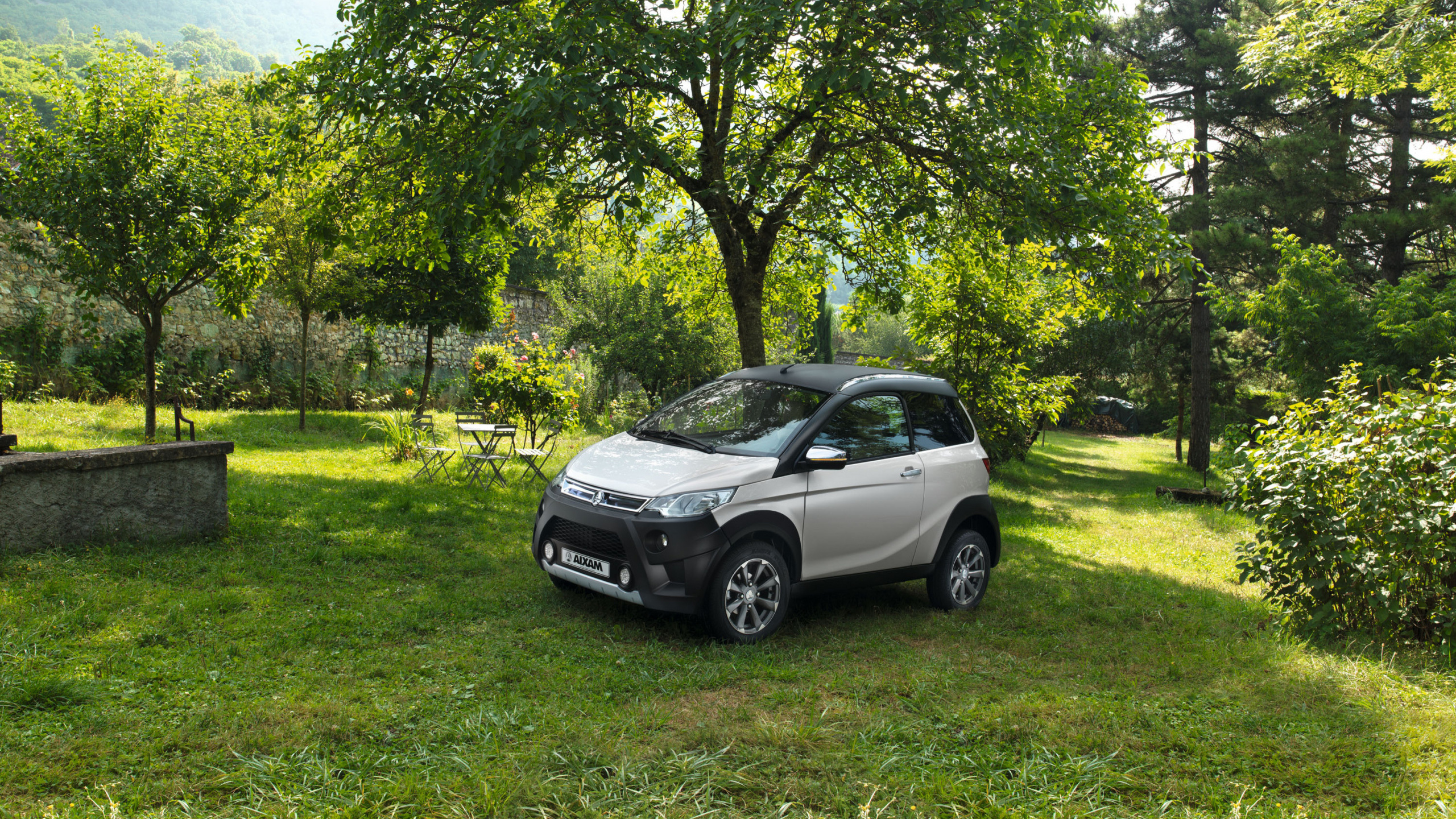 Quadricycle, Aixam, King, Moped, Ligier. Wallpaper in 2560x1440 Resolution