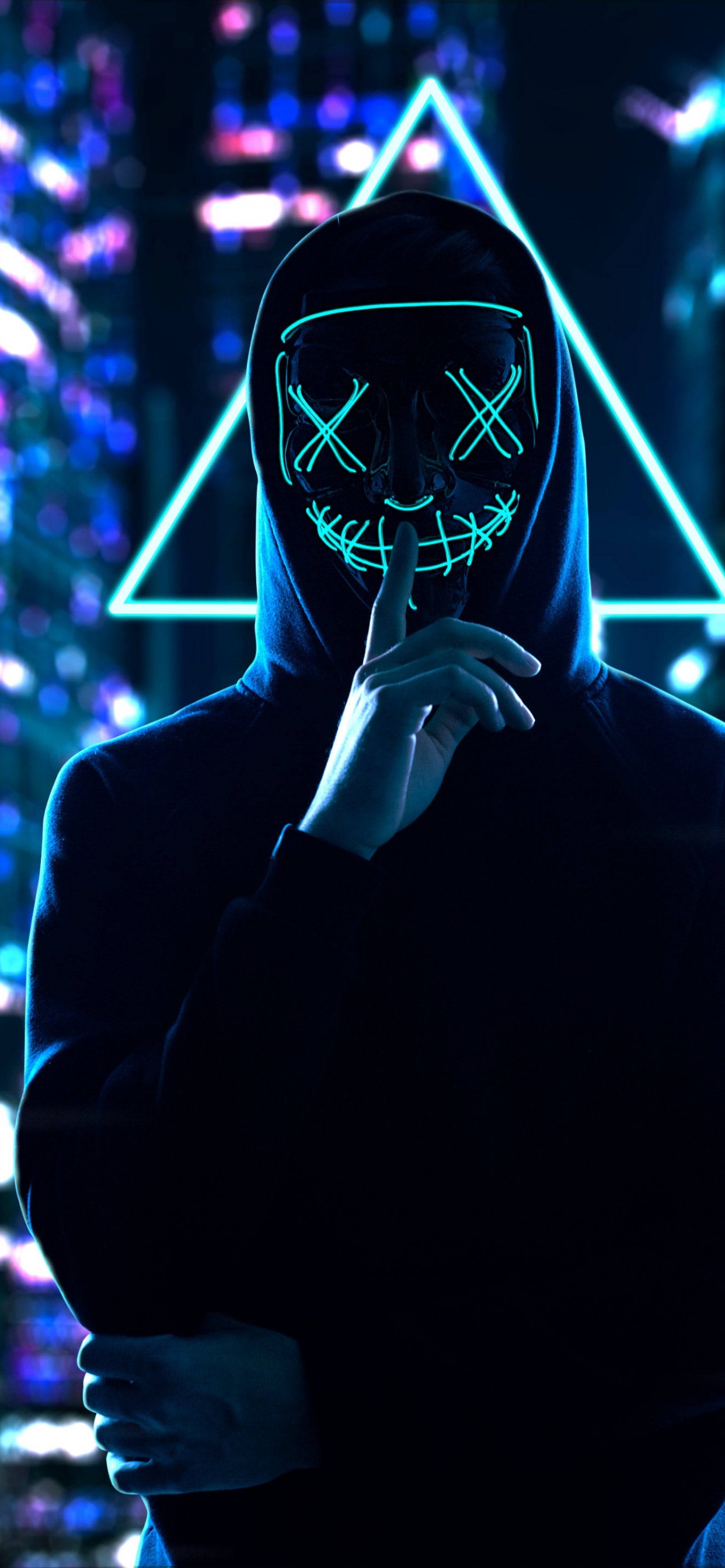 Purge Mask, Mask, Costume, Masquerade Ball, Outerwear. Wallpaper in 1242x2688 Resolution