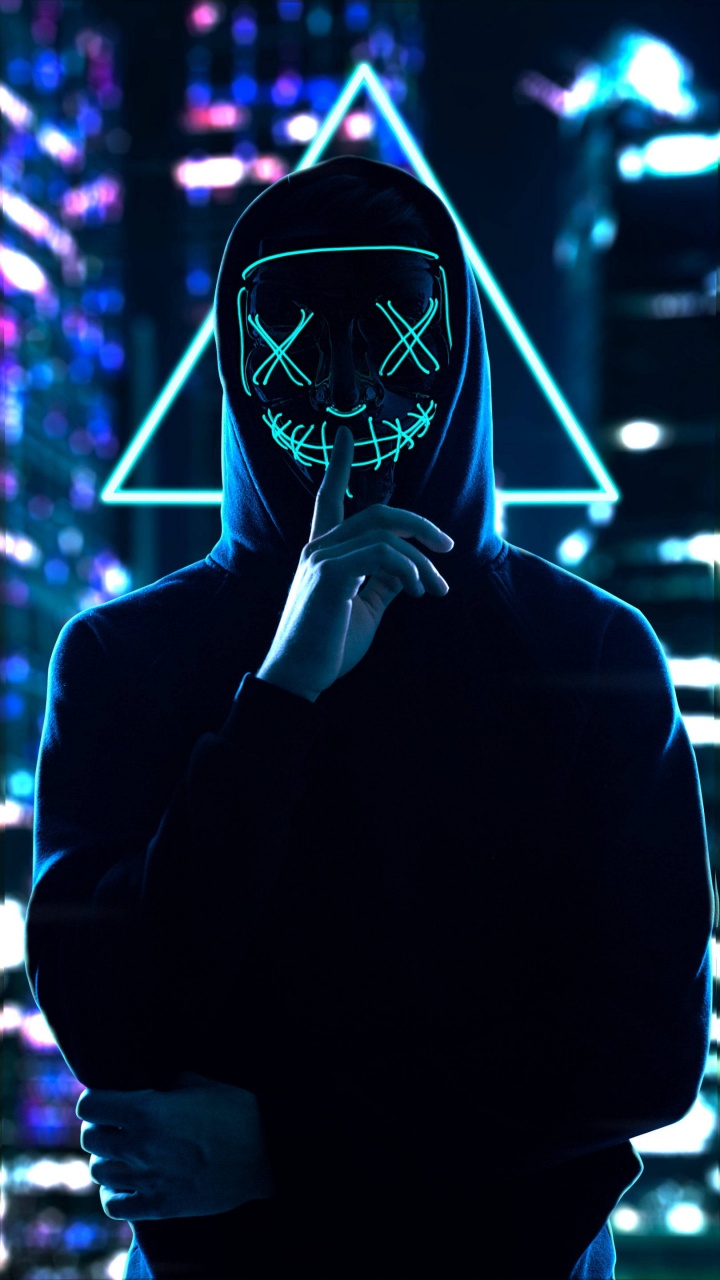 Purge Mask, 面罩, 服装, 外套, 光 壁纸 720x1280 允许