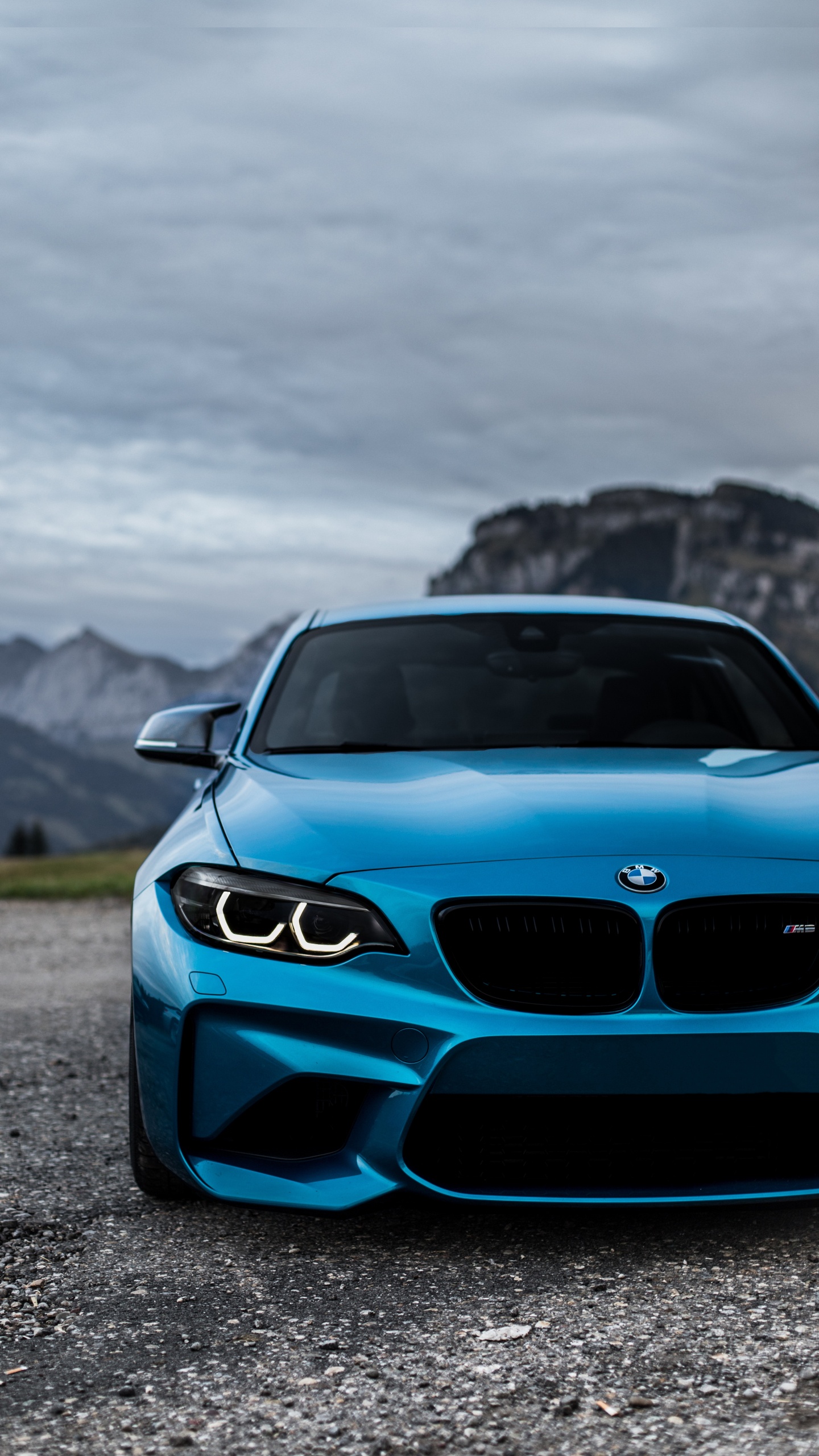 Blue Bmw m 3 on Road During Daytime. Wallpaper in 1440x2560 Resolution