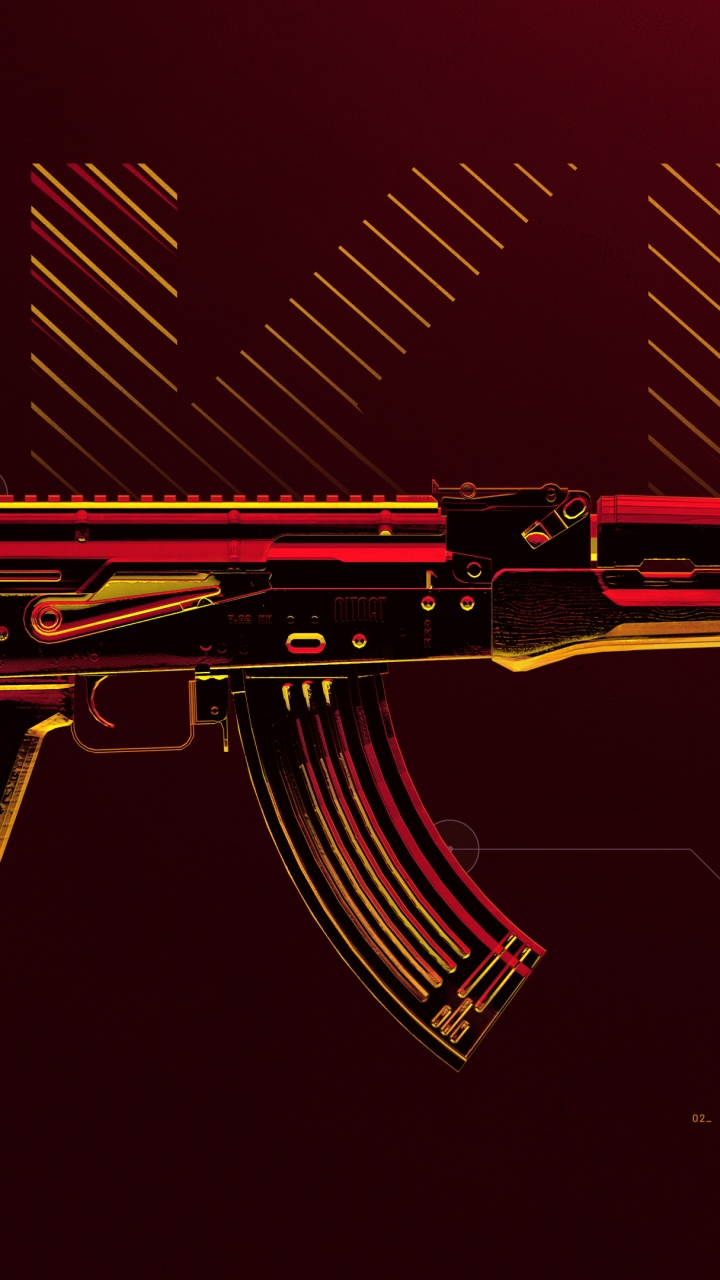 Ak47, PUBG, PLAYERUNKNOWN'S BATTLEGROUNDS, AKM, Pistolet. Wallpaper in 720x1280 Resolution